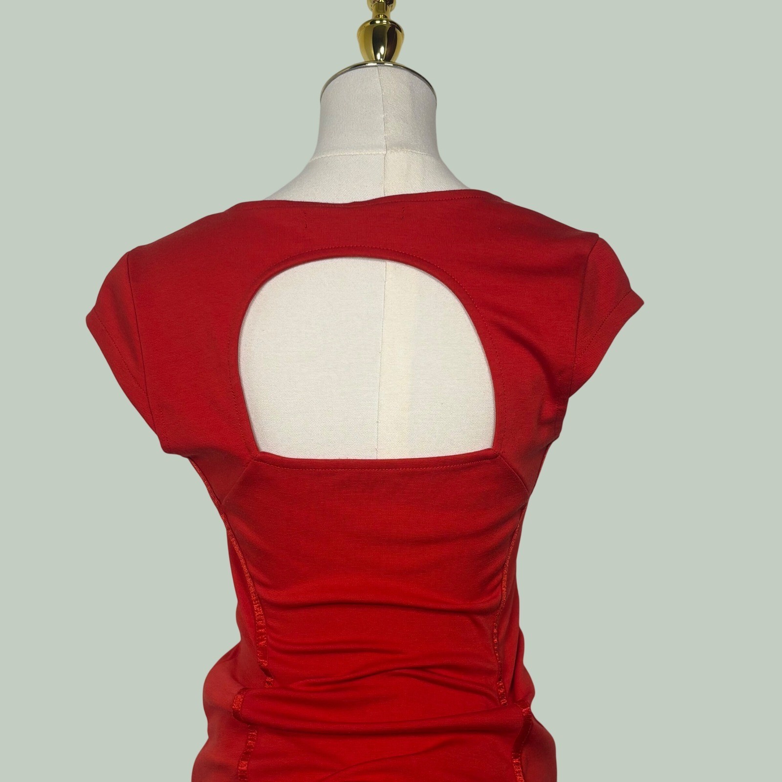 Y2K guess red corset princess sweetheart lace top coquette romantic 00s club