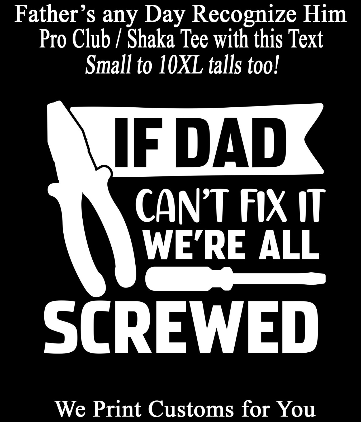 Fathers Day Custom Front T Shirt Your Your Artwork Full Color Family Reunion