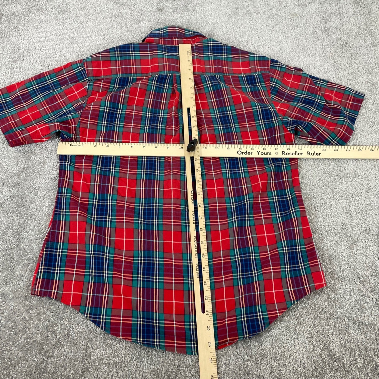 Pendleton Button Down Shirt Womens Large Plaid Vintage Miss Sophisticates