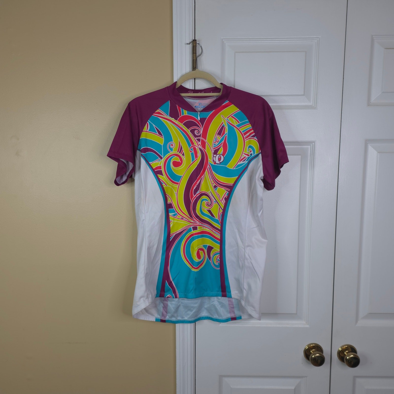 Pearl Izumi Short Sleeve Full Zip Cycling Jersey in Print Size XXL