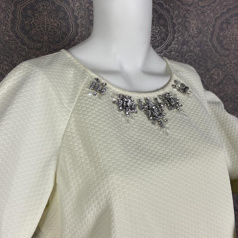 Women Ted Baker shirt beige polyester 40/L/48