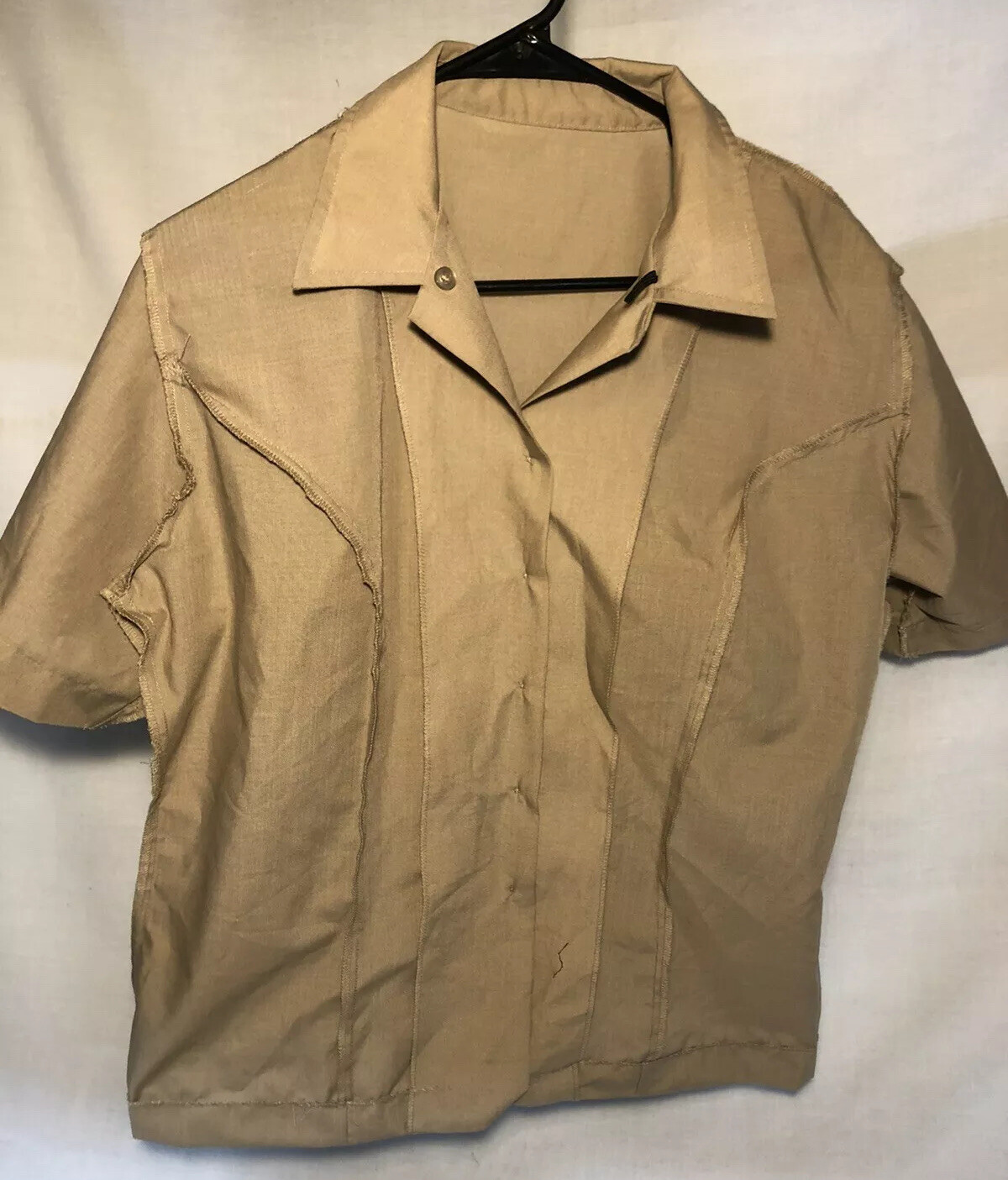 SHIRT WOMEN’S USMC KHAKI SHORT SLEEVE SERVICE DRESS ALPHA UNIFORM SELECT SIZE