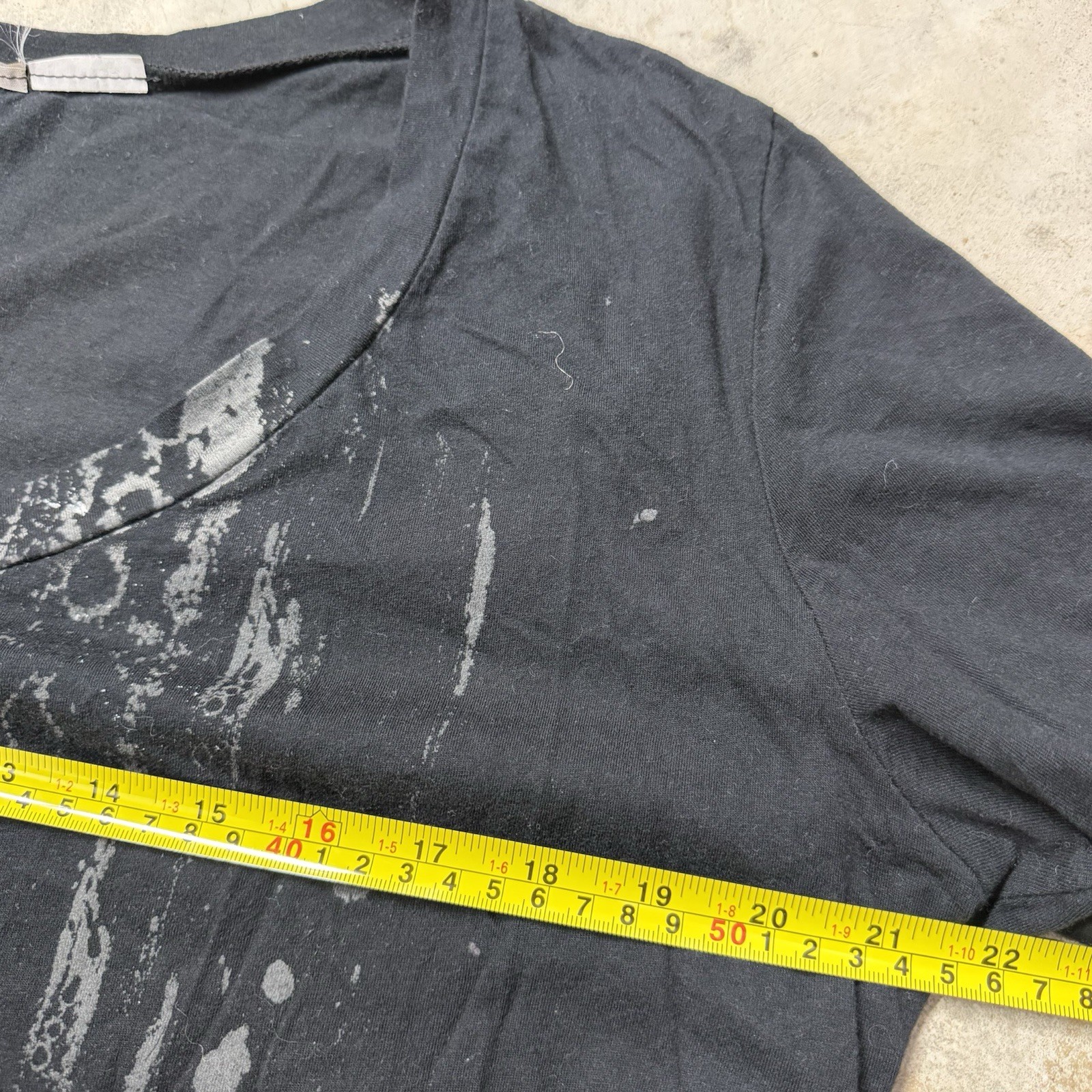 Vintage Y2K Gothic Grunge Graphic Tee V Neck Black Teal All Over Print Shirt