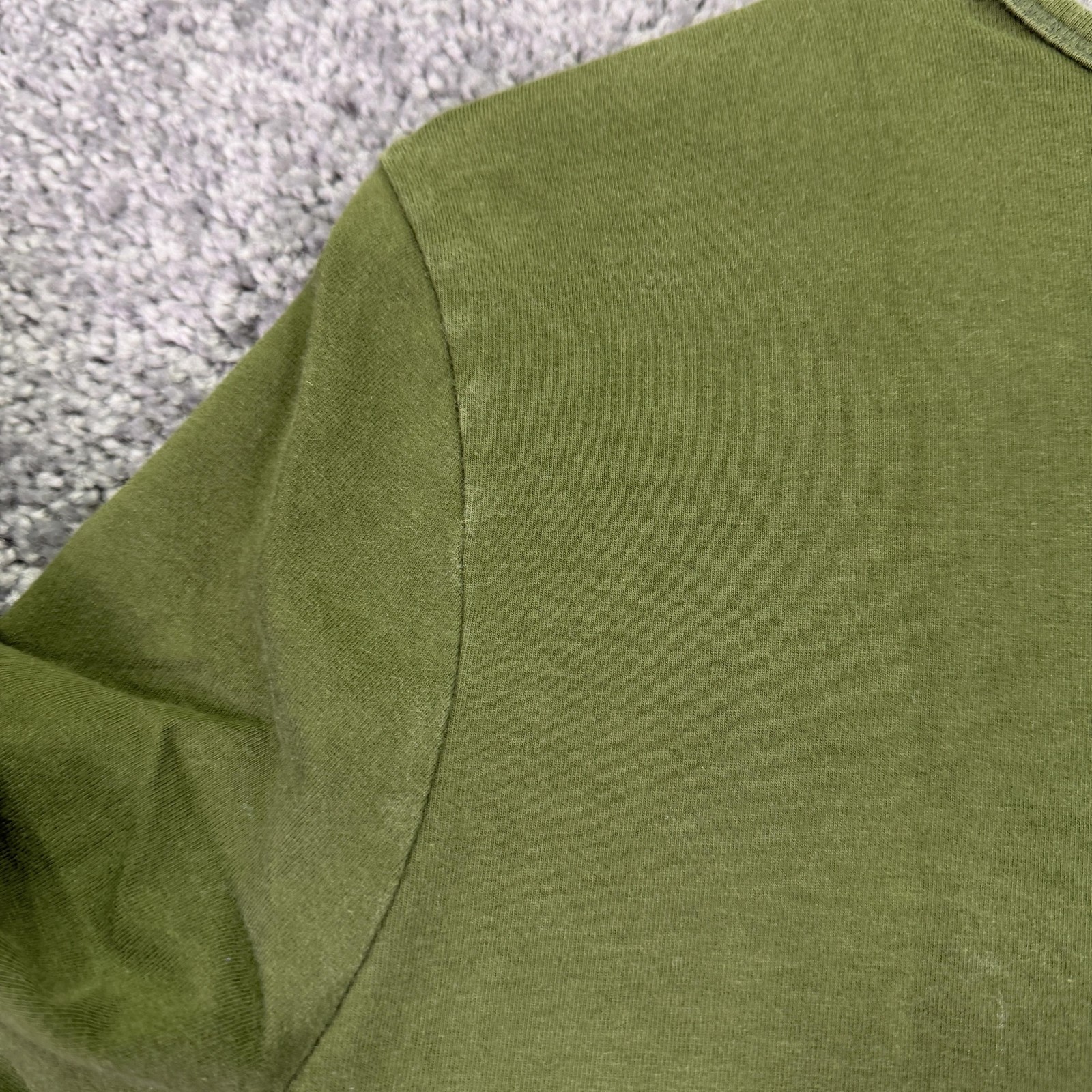 Route 66 Shirt Womens XL Green Long Sleeve Crew Neck Stretch Casual Tee