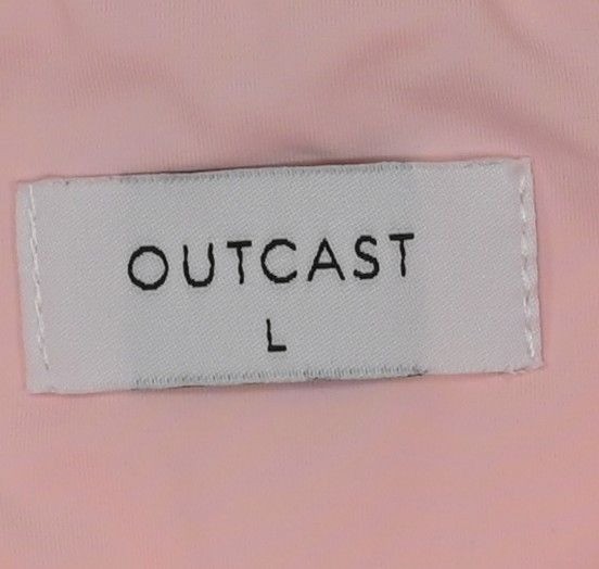 Outcast Clothing Let Me Ruin Your Life Baby Tee in Pink