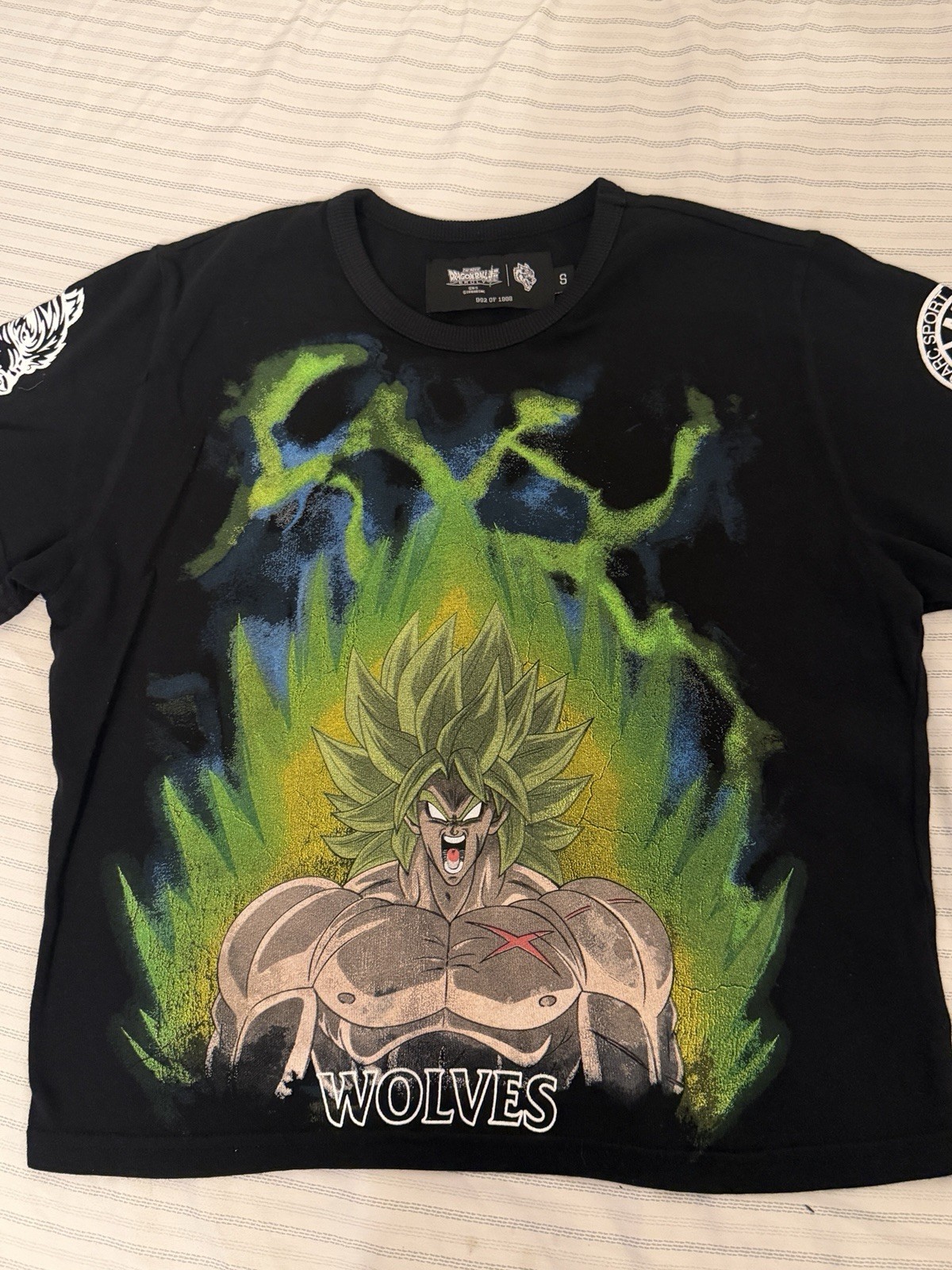 DARC SPORT X DRAGON BALL Z C BROLLY WOMENS TOP SZ S NEW WITHOUT TAGS