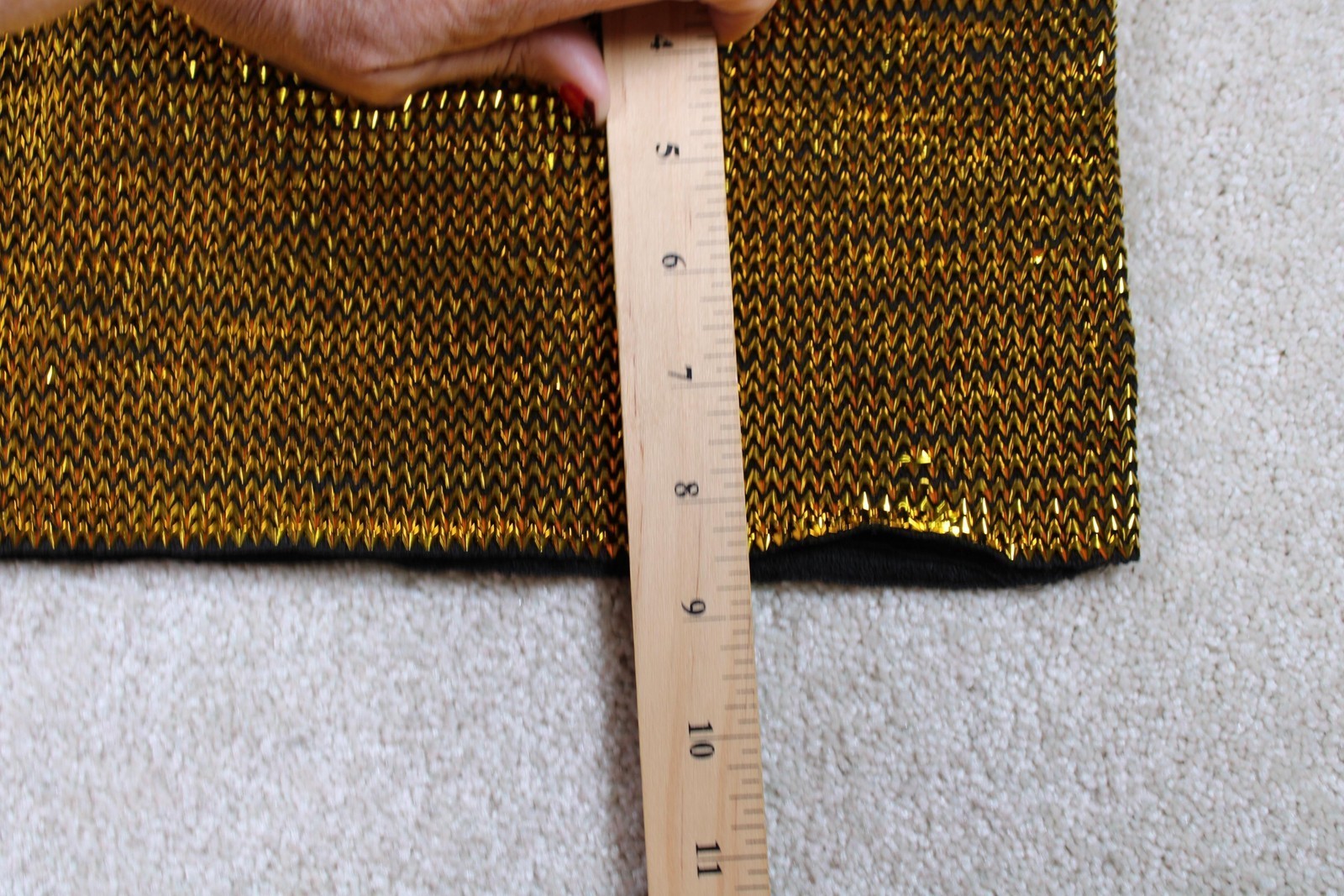 Style 101 Sparkle Bandeau Tube Top Womens Large Metallic Stretch Party Gold