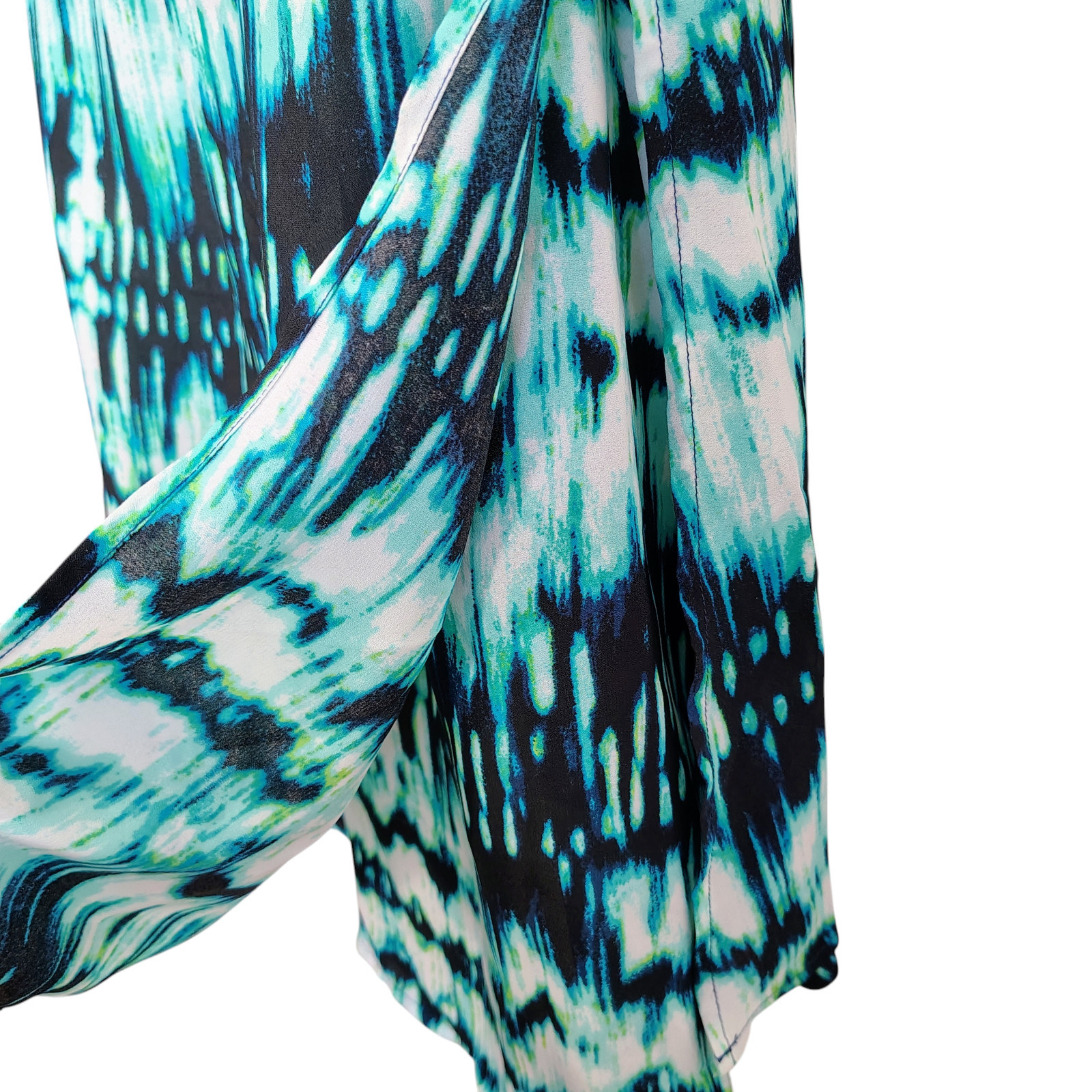 Decree Halter Shirt Womens Extra Small Tie Dye print Layers Sleeveless