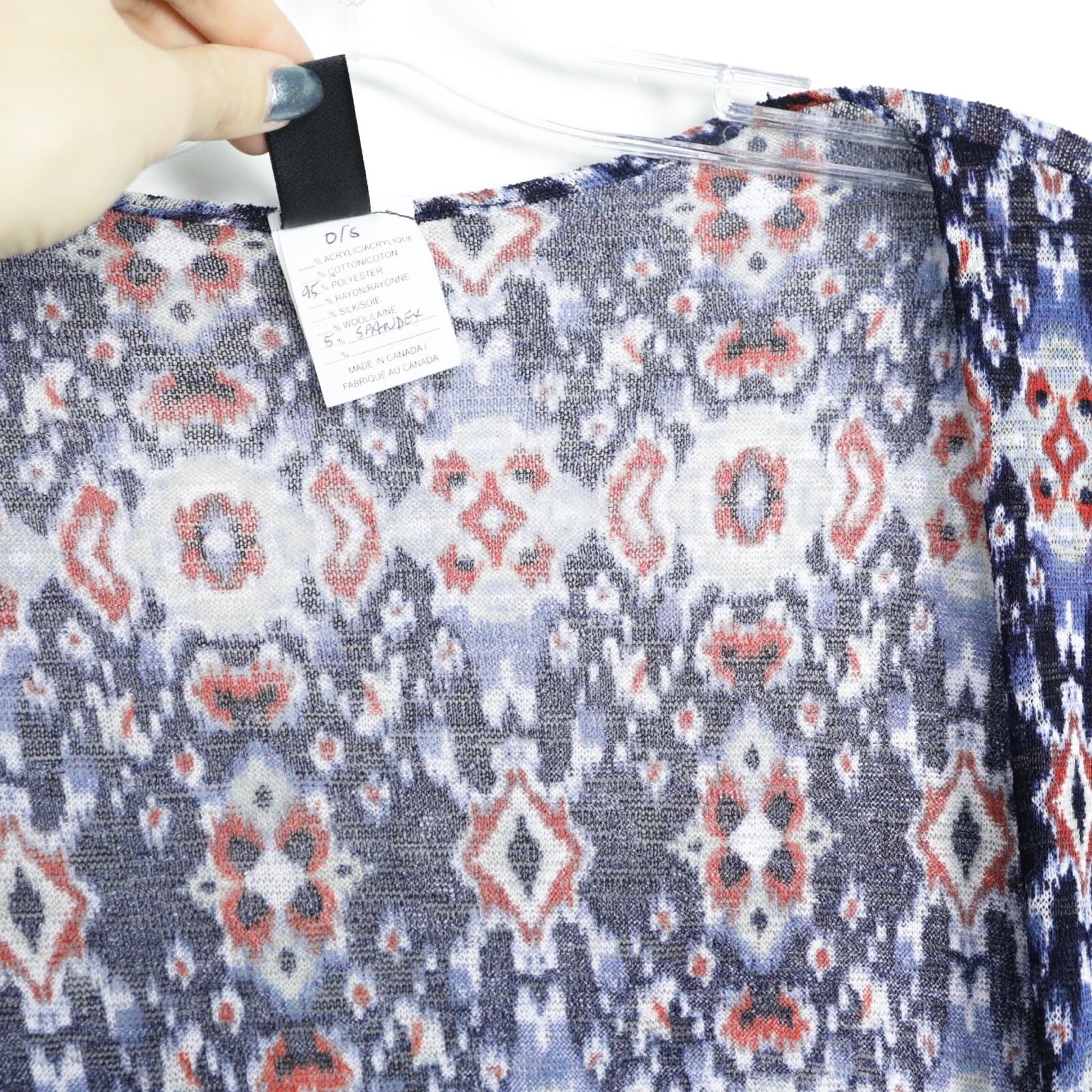 UNIQUE boho wrap kimono beach light one size blue african print XS S M L XL OS