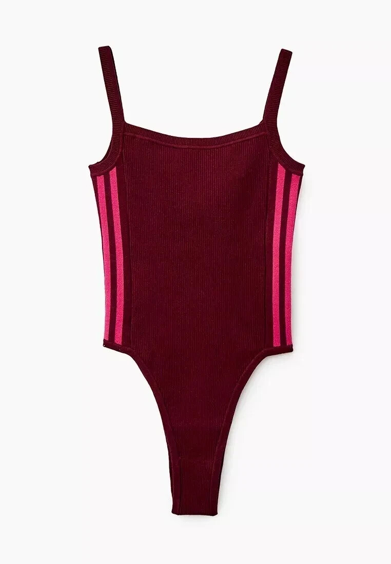 Adidas X Ivy Park Beyoncé Collection Knitted High Le Bodysuit S UK 8 10