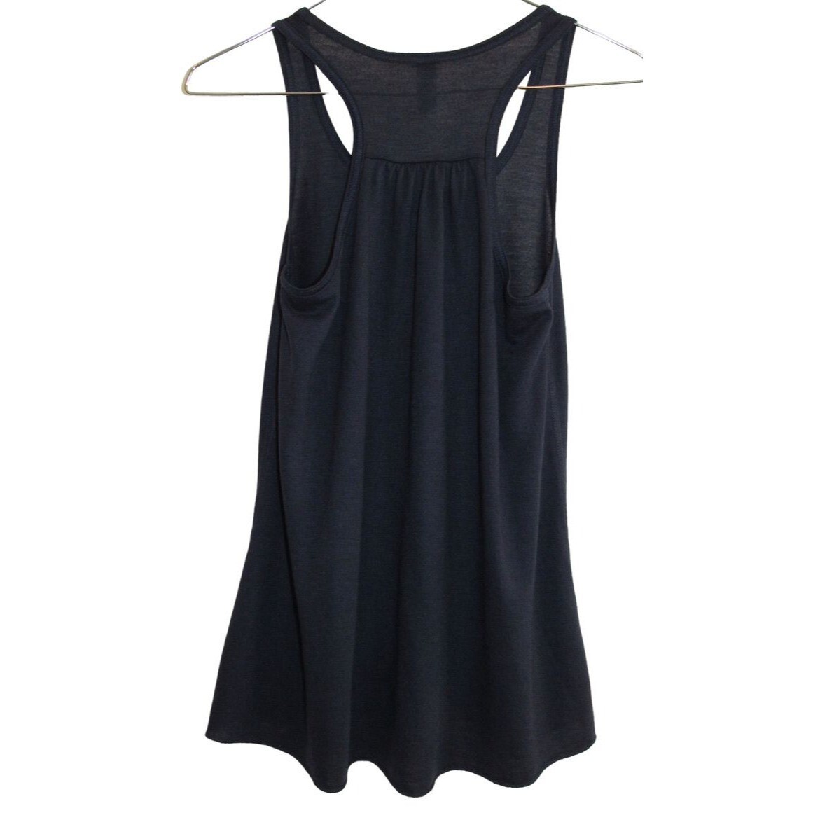 Bella Canvas Navy Blue Flowy RacerBack Tank Top XS