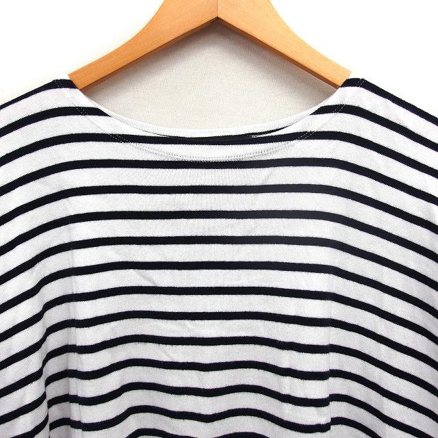 Sakura SACRA Ribbon Boat Neck Cotton TShirt Long Sleeve Women’s Used