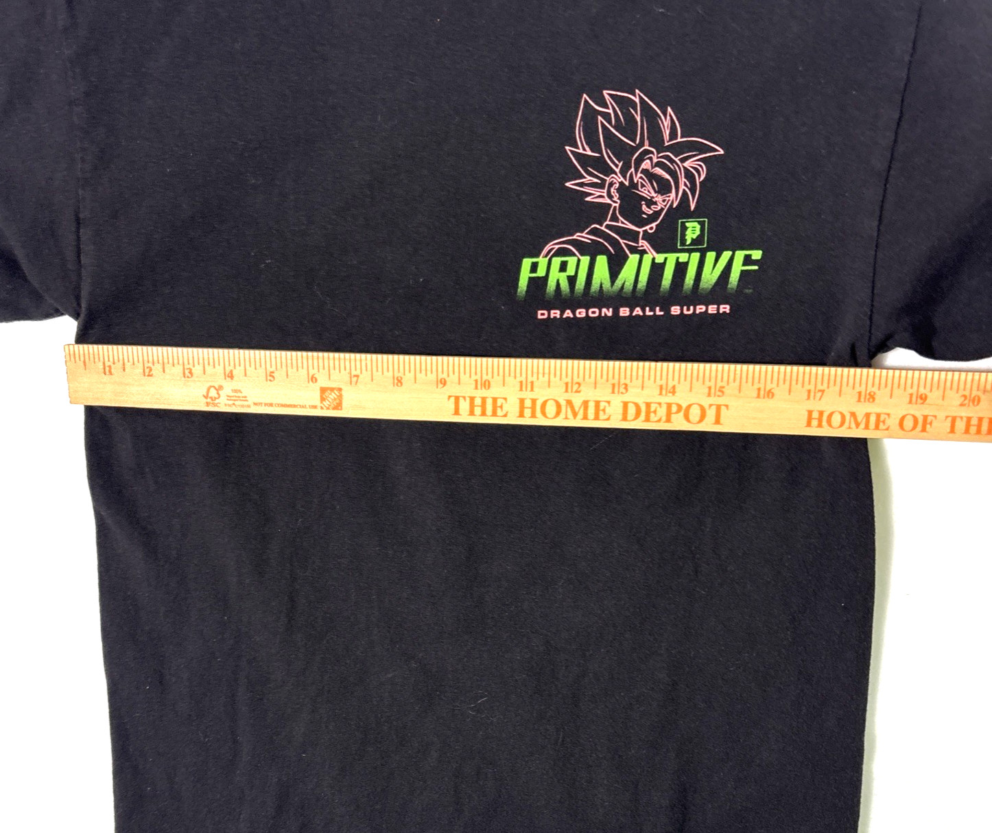 Primitive X Dragon Ball Super Goku Black Rose Womens Graphic T-Shirt Black Med