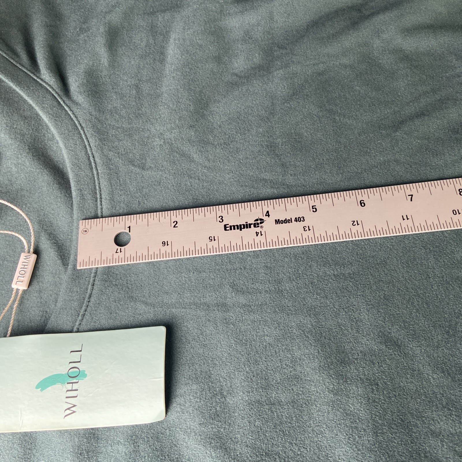 Wiholl Top Women Size 2XL Long Sleeve Green