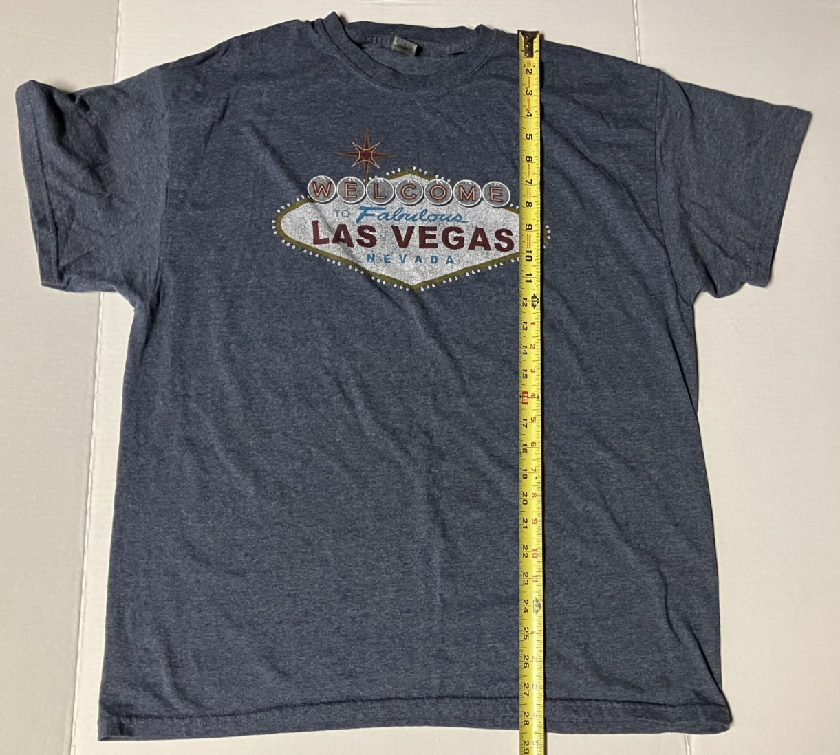 Welcome Las Vegas, Navada, Women’s X-Large Gildan Heavy Cotton T Shirt