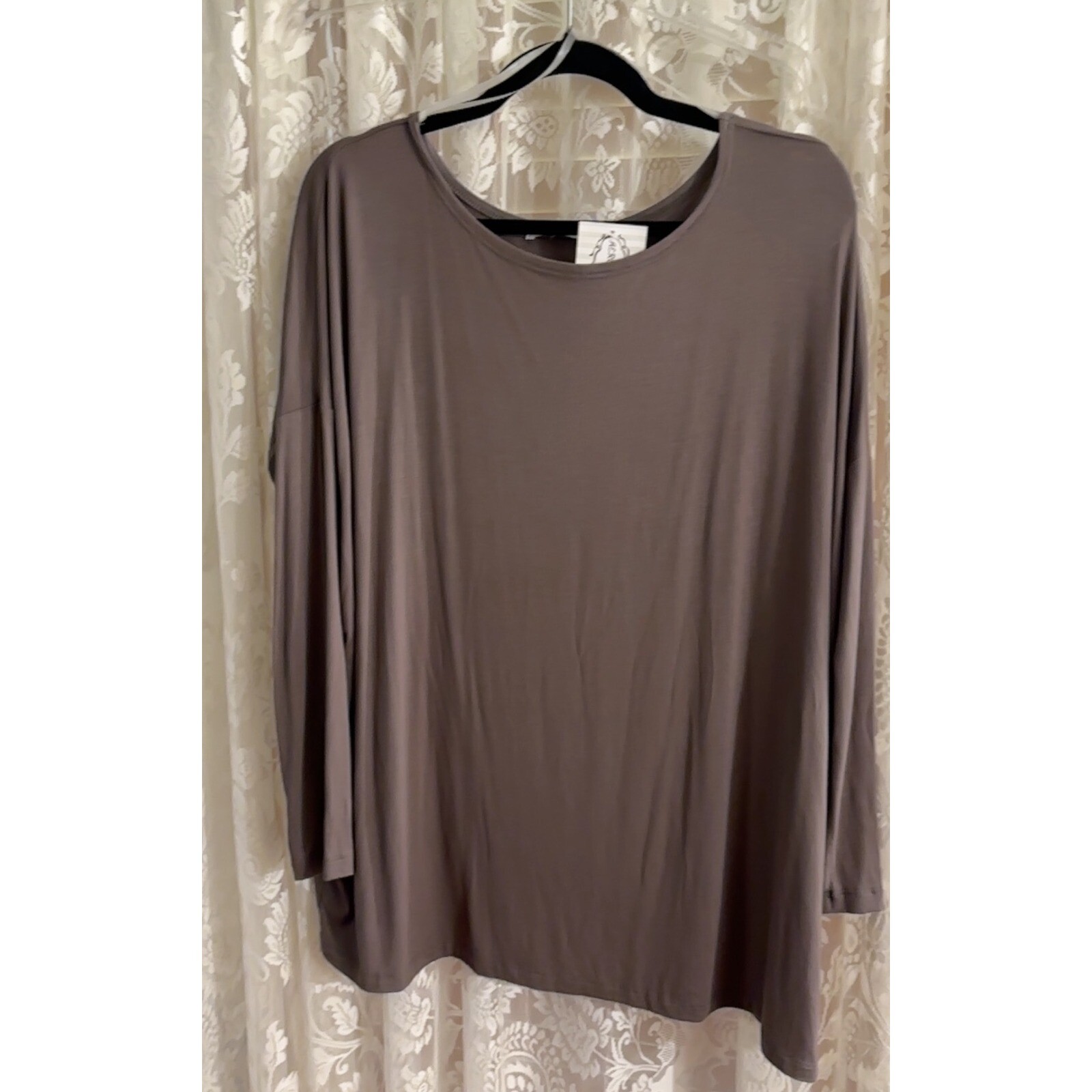 Cherish Boutique Oversized Tunic Top Dolman Sleeve Casual Comfy Med – Large