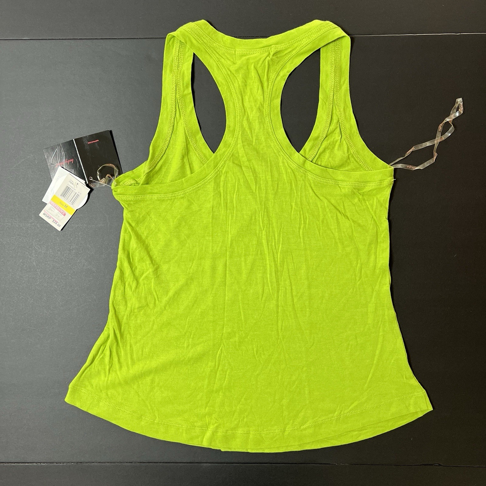 Vintage Baby Phat Sleeveless Top Women’s M Green Y2K Dopamine Designer Tank NWT