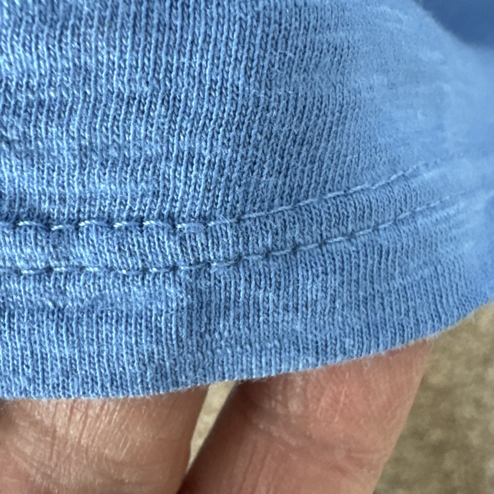 J. Jill Women’s M Popover Textured Button Tee Shirt Blue