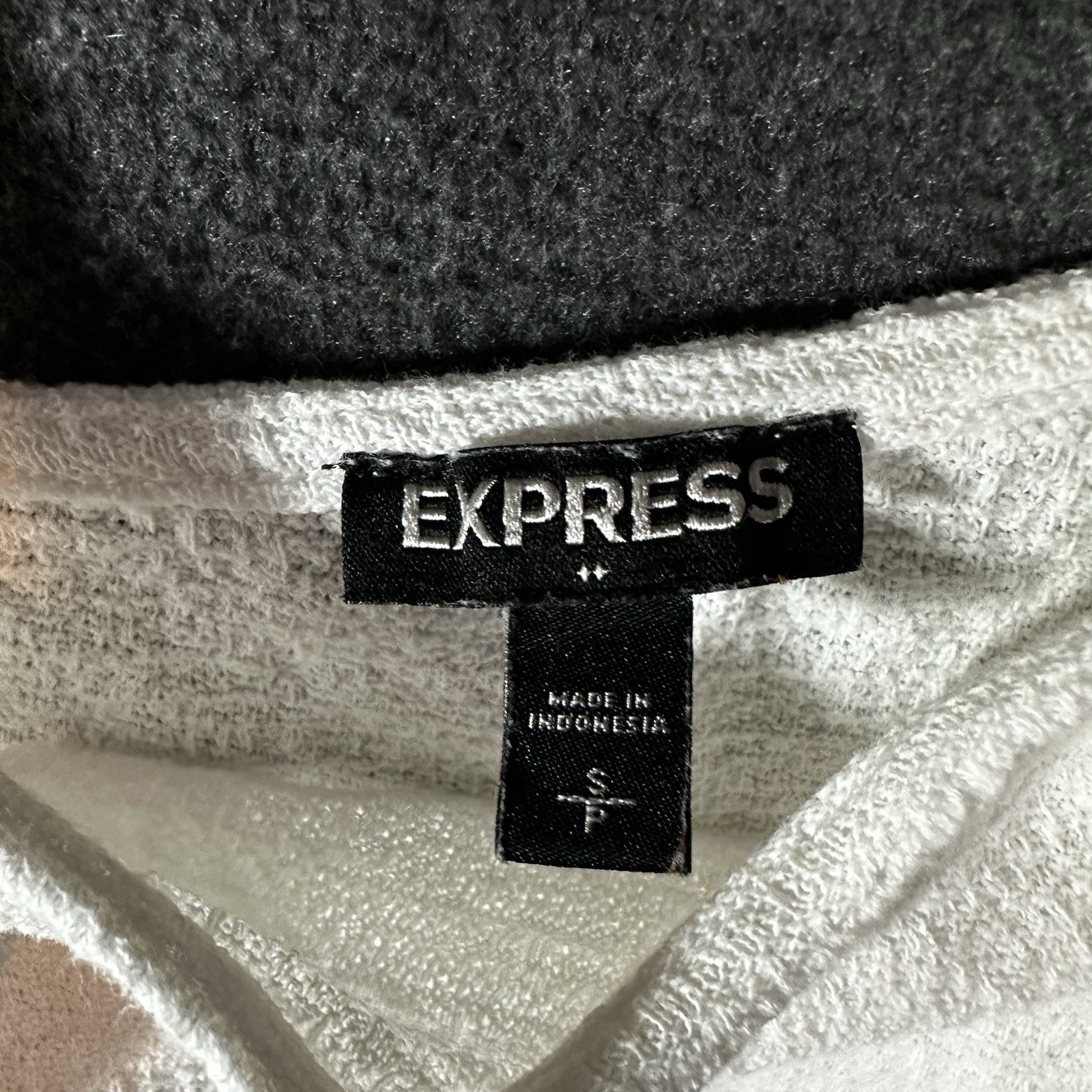Express Boho Tie Strap Cropped Tank Top Womens Size S White Cottagecore