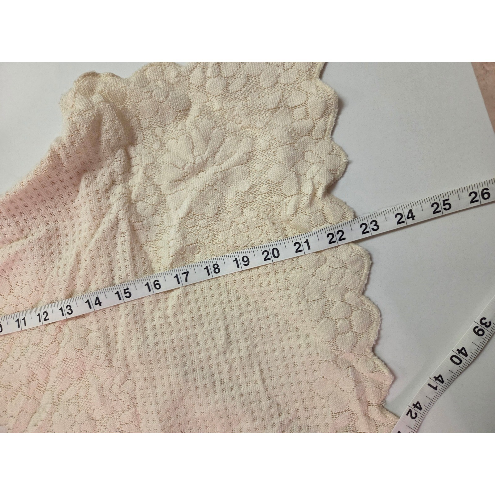 Free People Intimately Floral Lace Halter Cami Open Back Scallop Top Peach Large