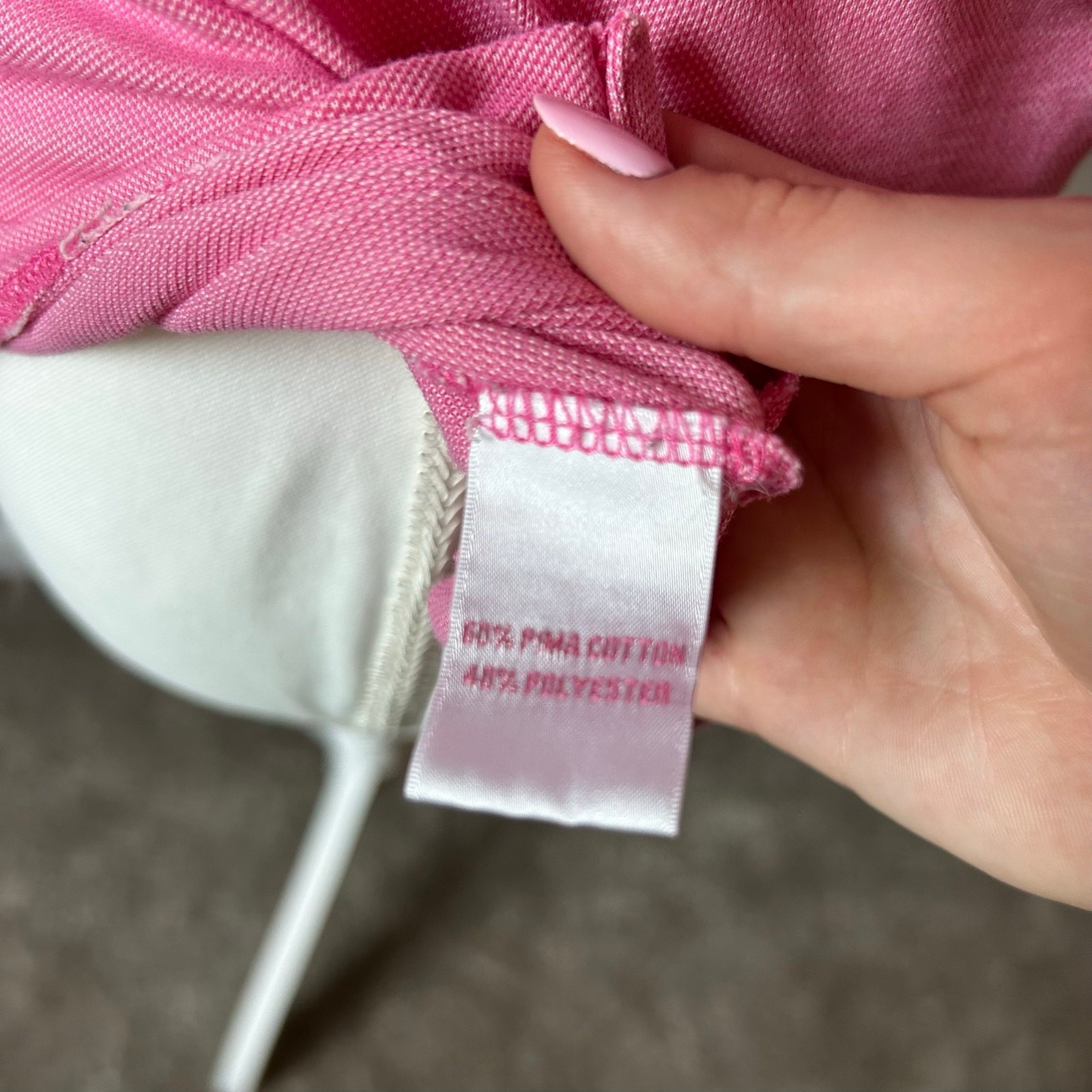 Magnolia Lane Augusta Masters Pink Polo Shirt Women’s Golf Size M
