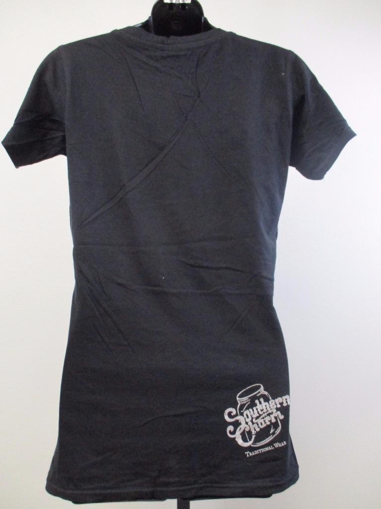 New Southern Charm “Truck” Womens Size S Small Black Shirt