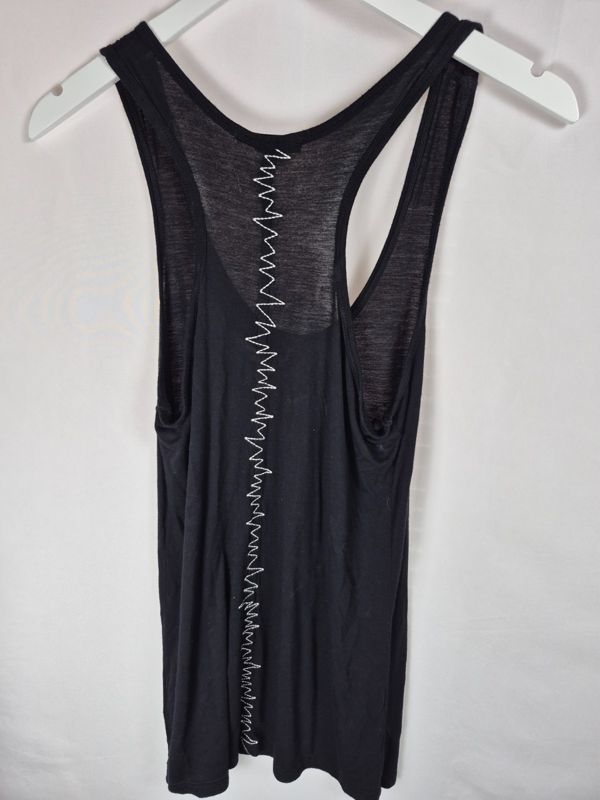 Rock and Roll Cowgirl black tank top western bling size M