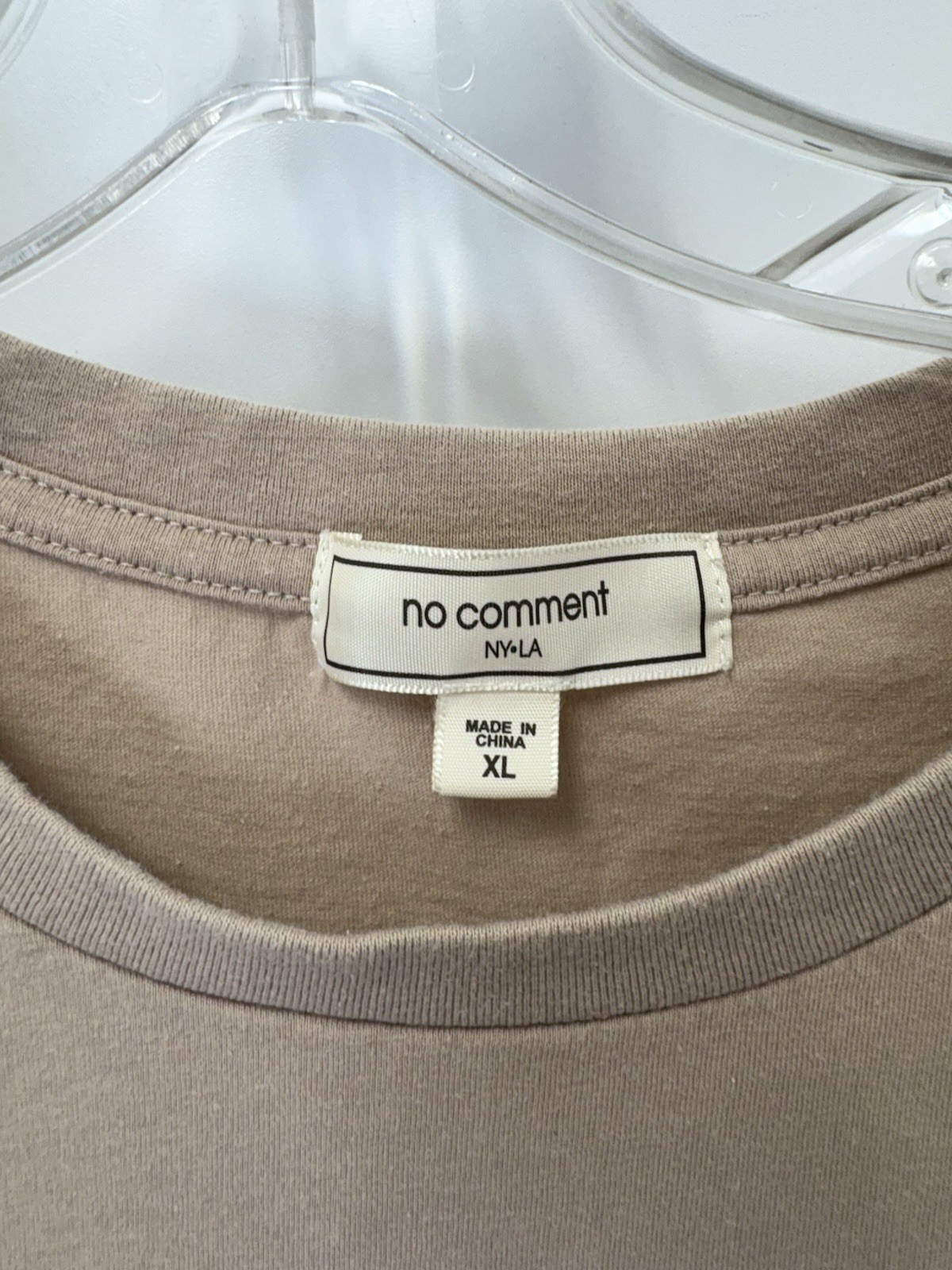 No Comment New York Floral Market Brown Floral Tee Size XL