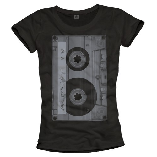 Music Shirts Women Print TASSETTE TAPE Band T-Shirts Headphones Electro Top S M L