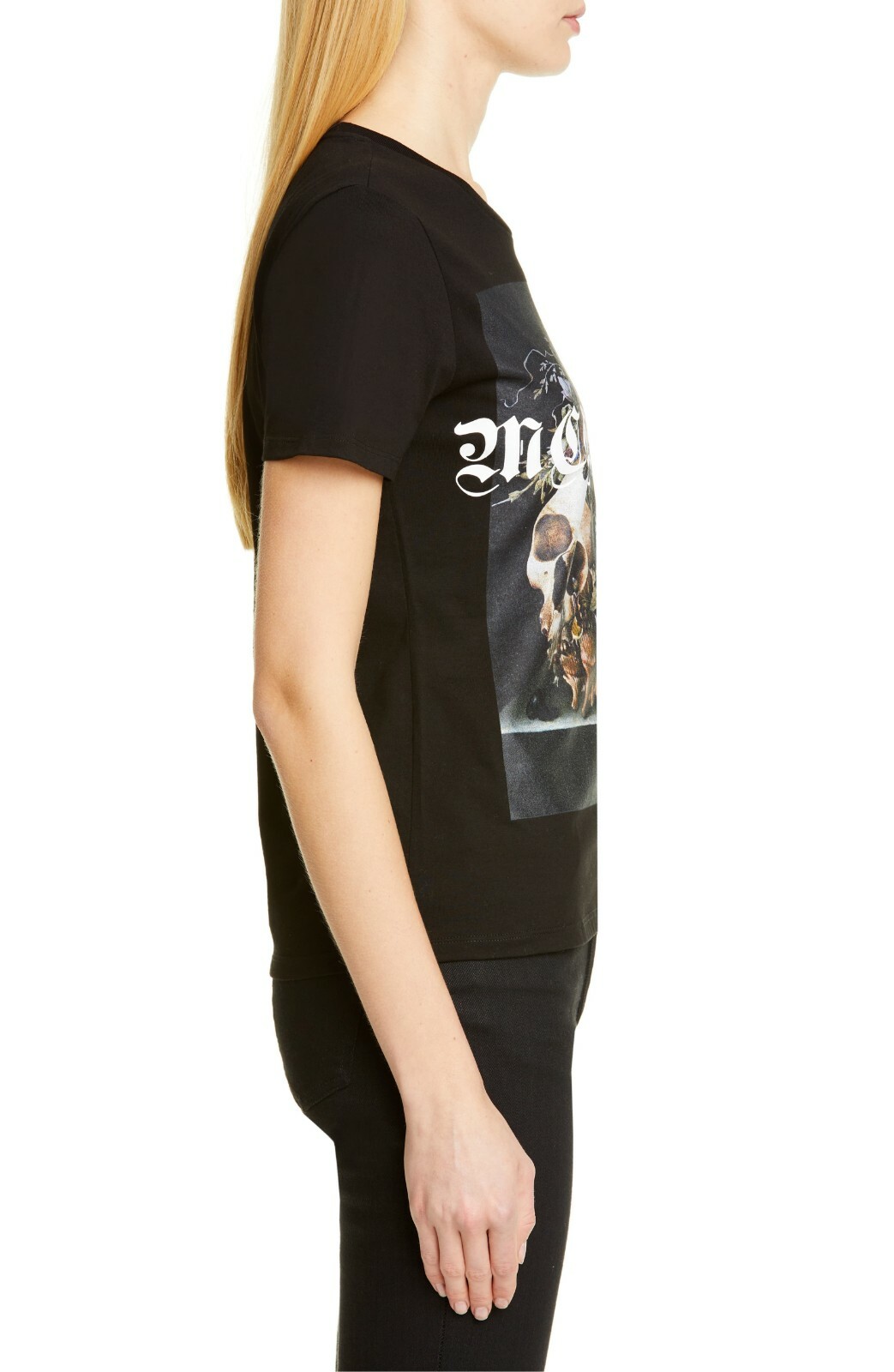 ALEXANDER MCQUEEN Still Life Skull Graphic Photo-Print T-Shirt Tee MSRP$390