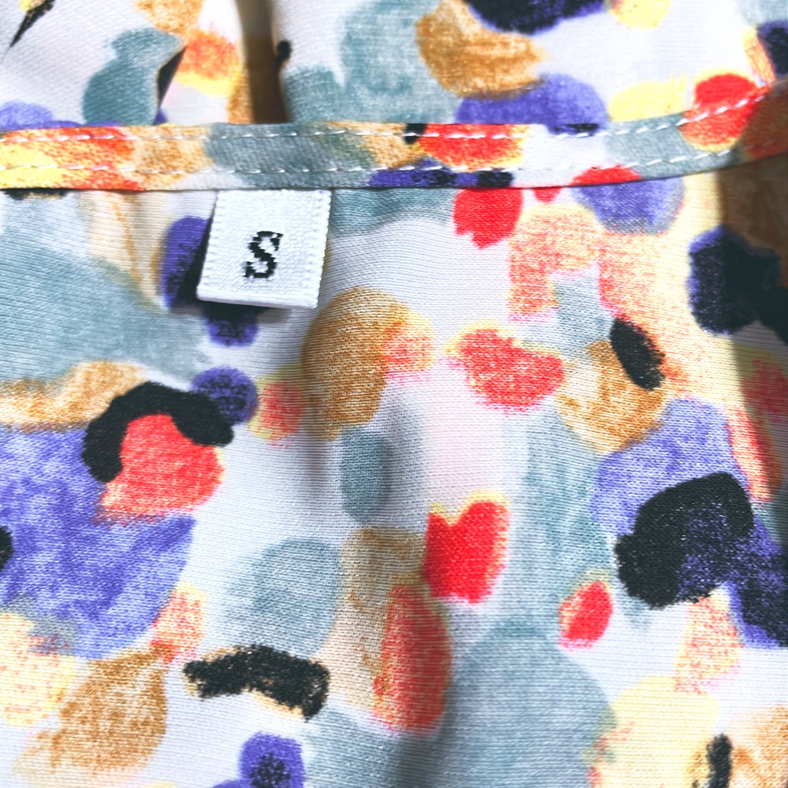 Cute Colorful Spotted Top Size S