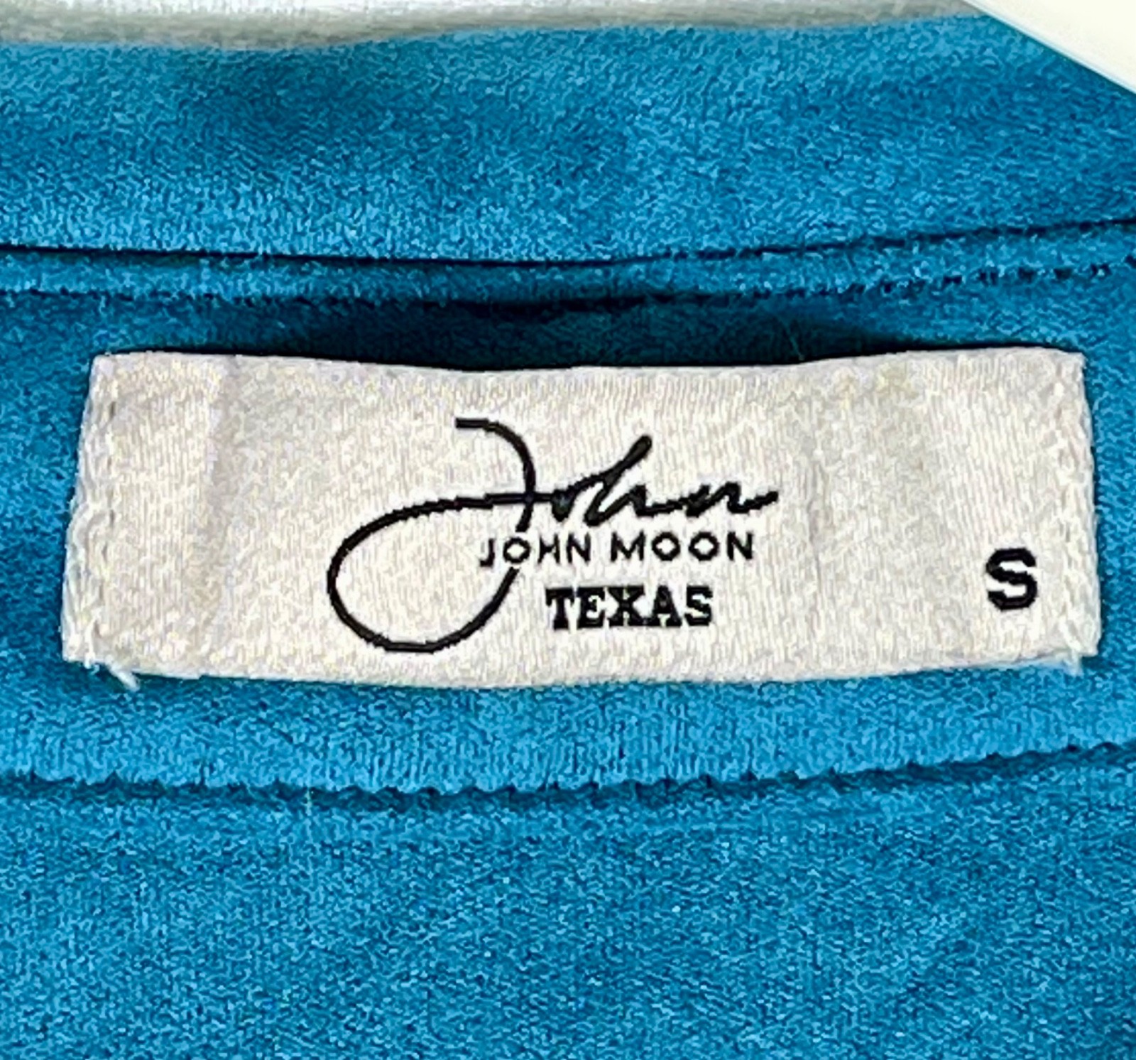 Women’s John Moon Texas Western Fringe Embroidered Roses Western Shirt S