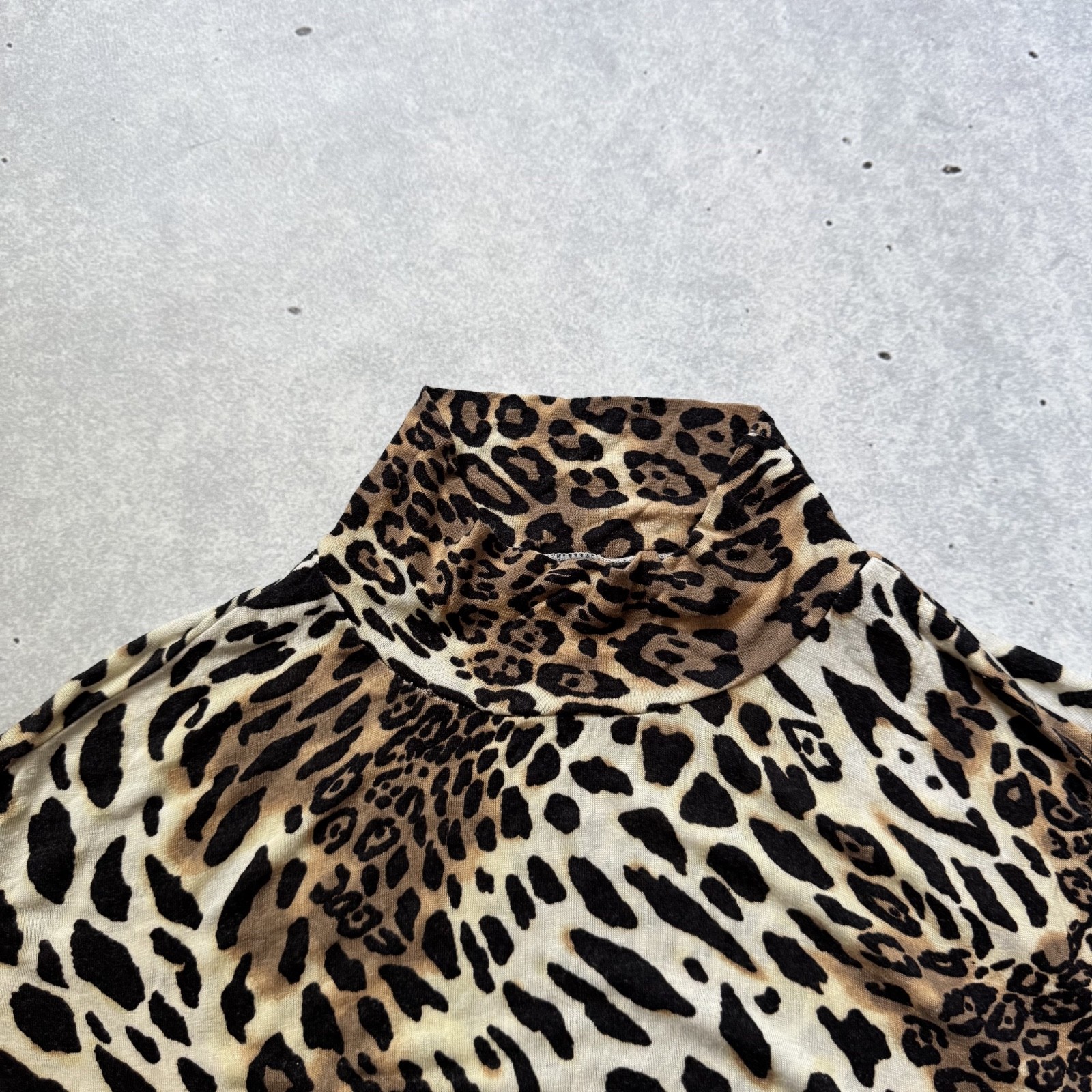 Roberto Cavalli TYPE! Leopard Pattern Women’s Top Shirt size M