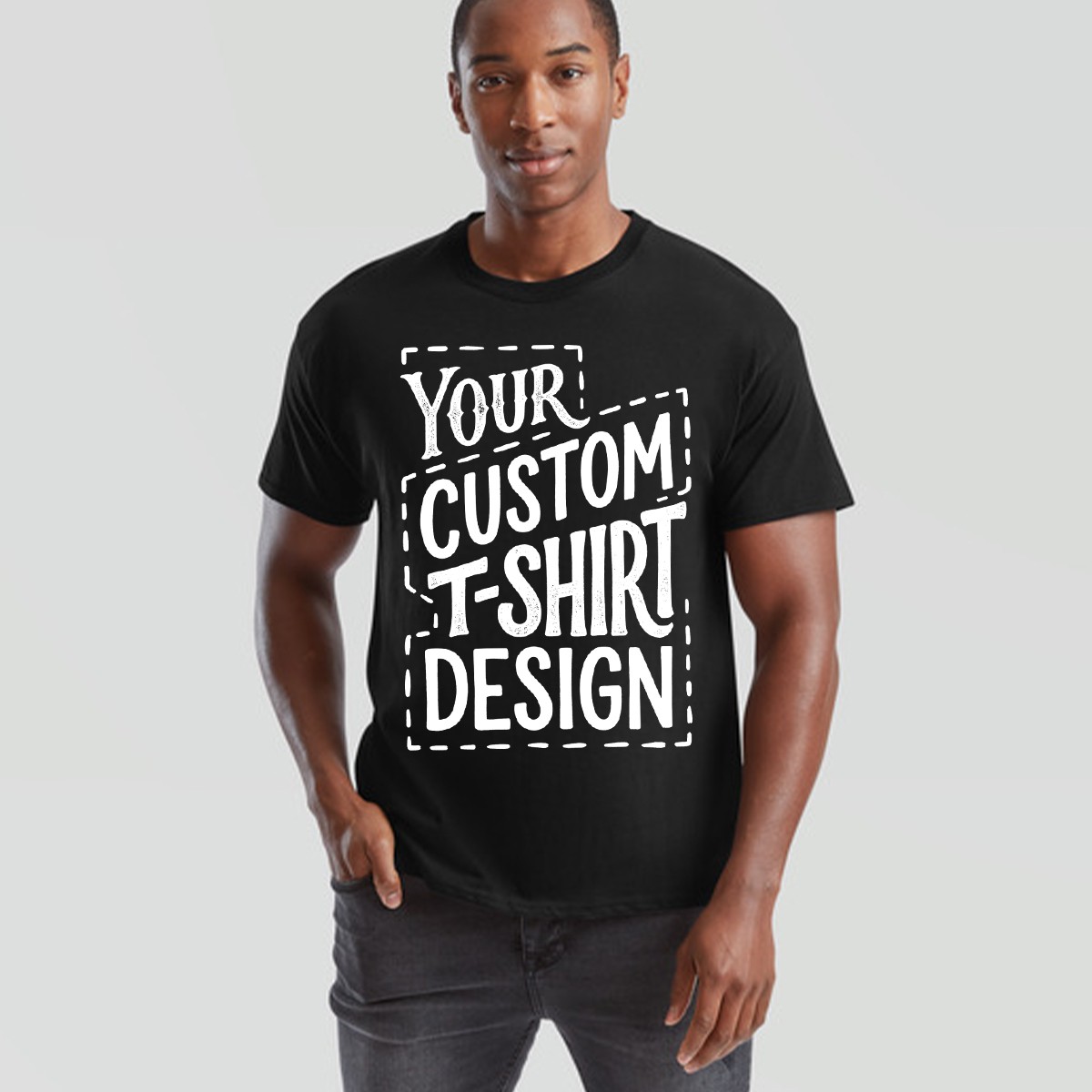 Personalised Unisex Custom T Shirt Print Your Logo Photo Custom Made Tee