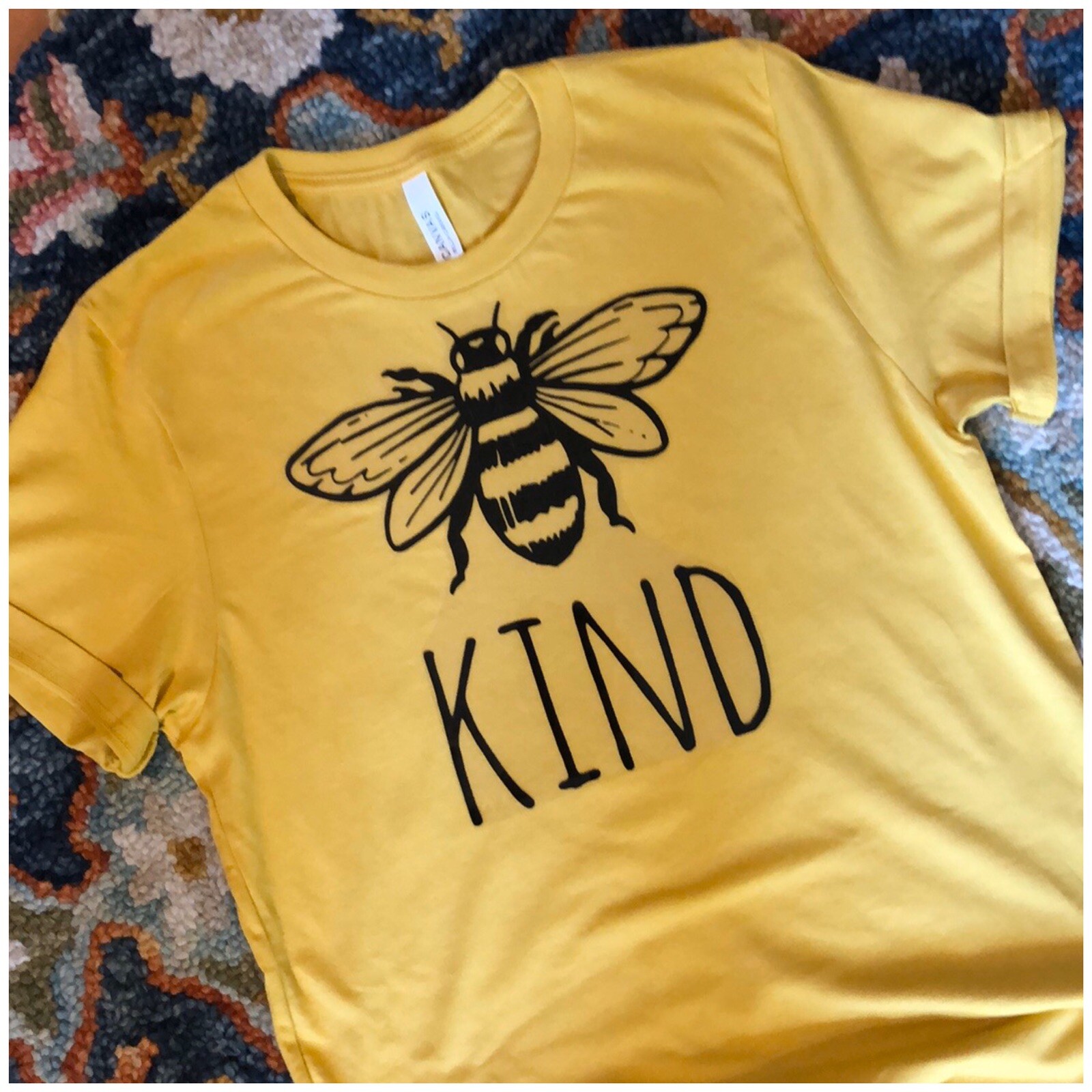 Bee Kind T-Shirt Bella Canvas Tee Shirt Sizes XS – 2XL New