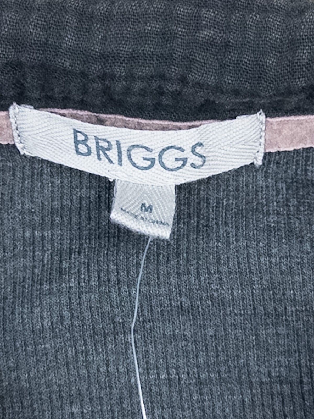 Briggs Medium Gray Button-Up Knit Shirt Jacket