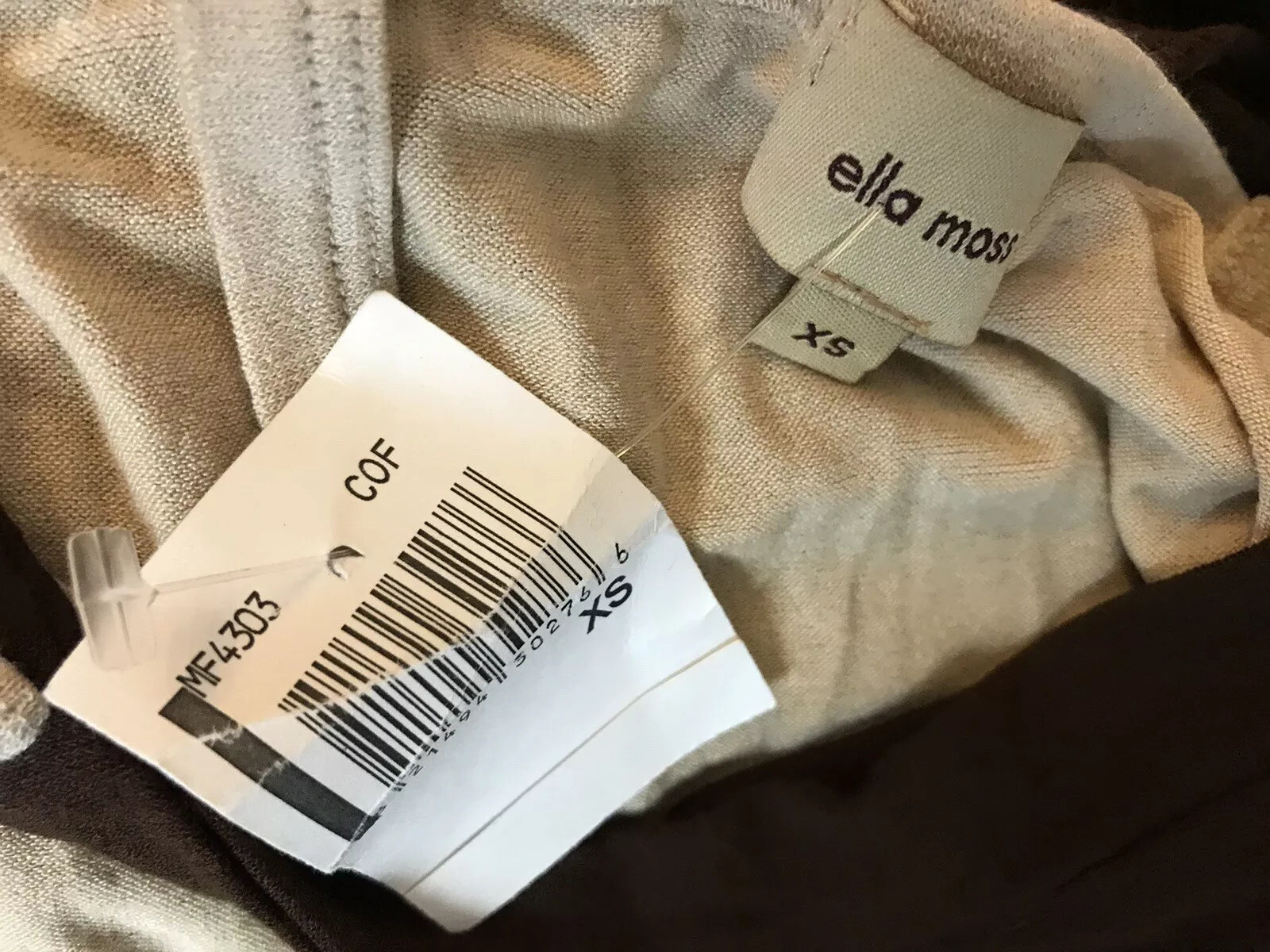 NWT ELLA MOSS ANTHROPOLOGIE SLEEVELESS LAYERED RACER BACK TANK TOP- Size XS