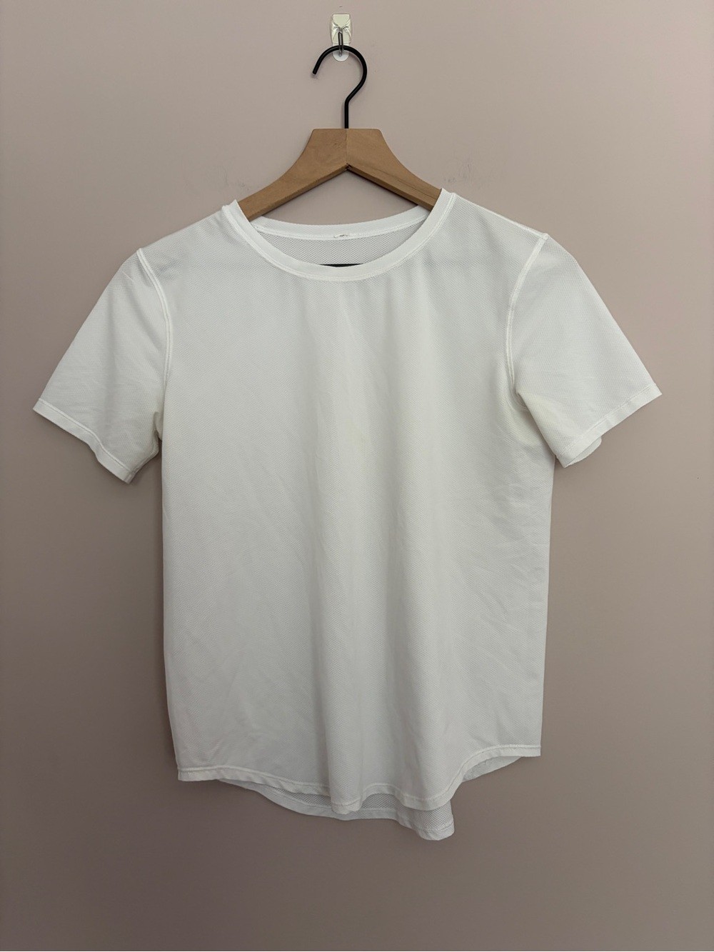 Lululemon High-Neck Running and Training T-Shirt White