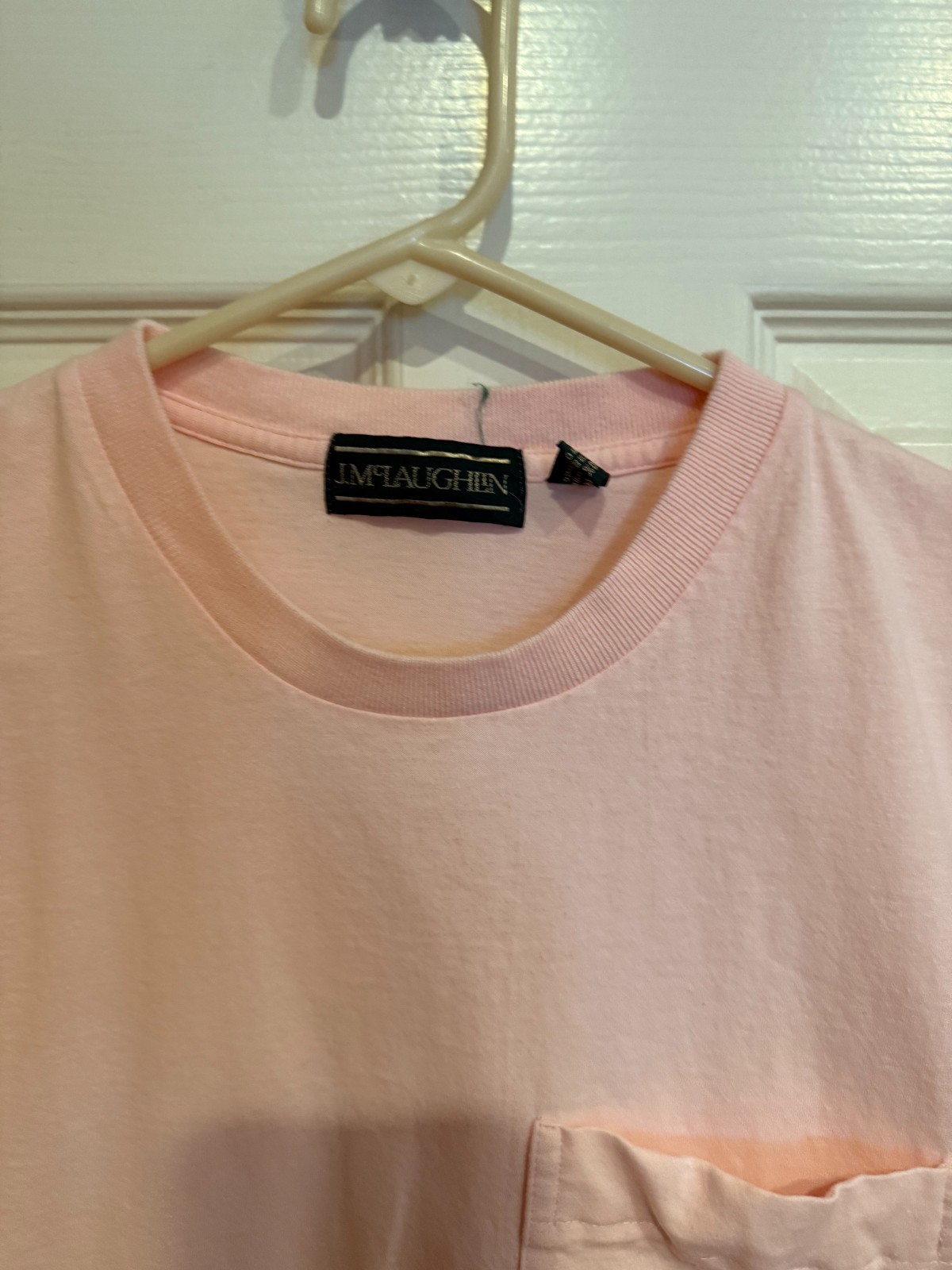 100% Cotton PINK Tshirt J. McLaughlin Women’s Large Fitted(MORE LIKE MED)