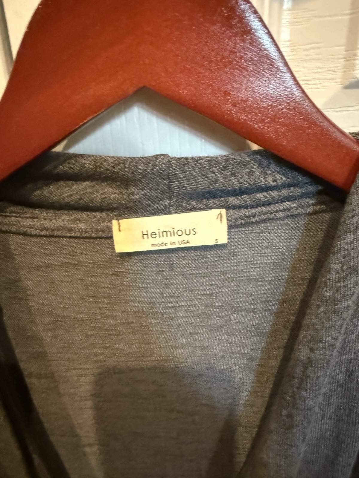 Grey Sleeveless Wrap Top – Heimious – Size Small – Women’s Shirt NWT