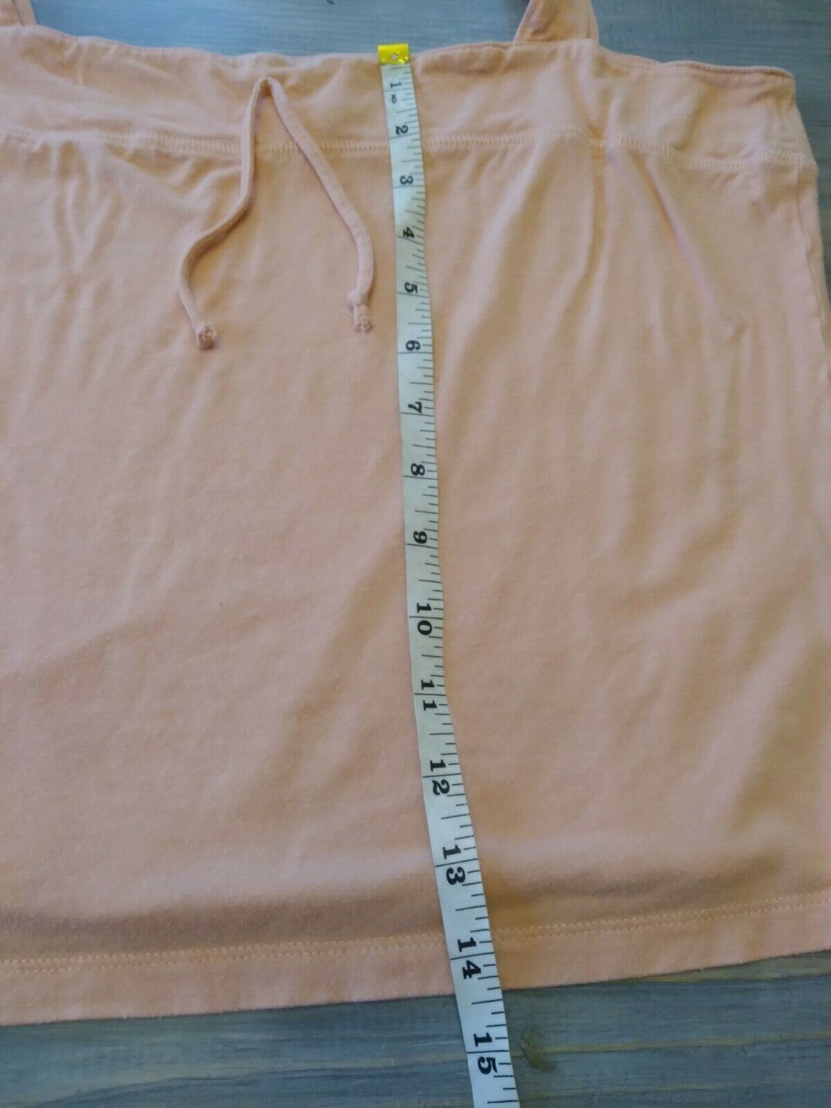Hawaiian Tropic Women’s Junior’s Large Peach Pink Tank Top Crop