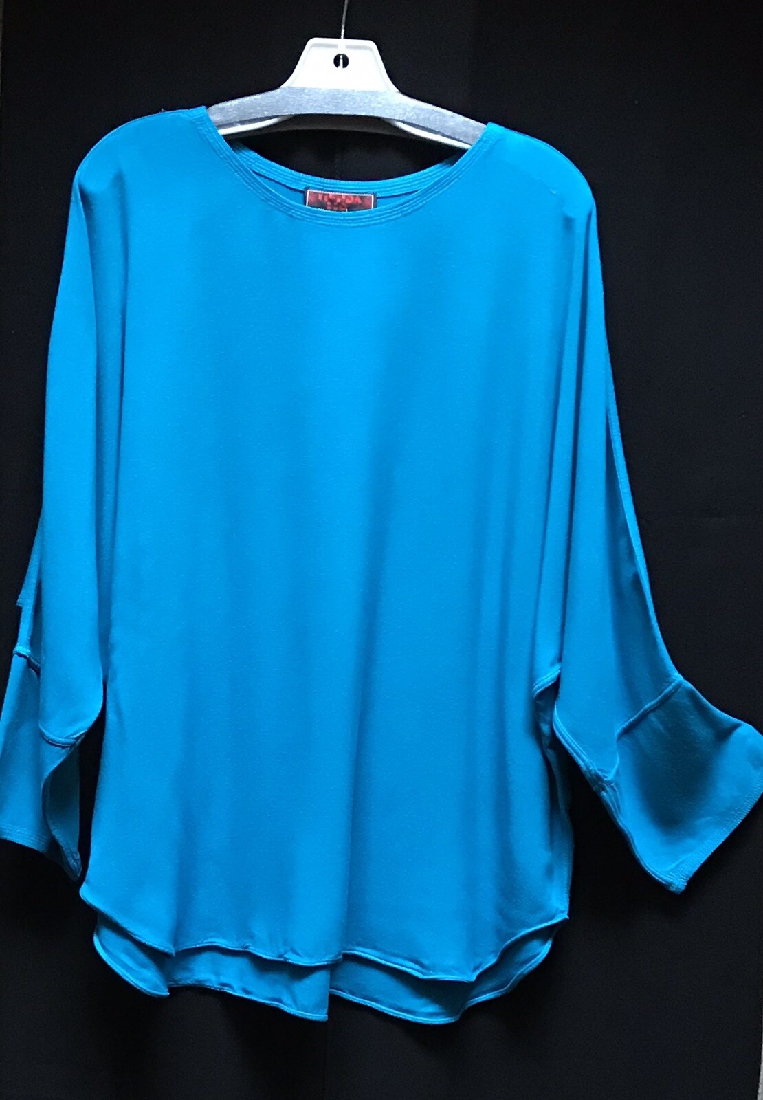 Tienda Ho Smara Top Moroccan Cotton/rayon Blend Aqua Marine