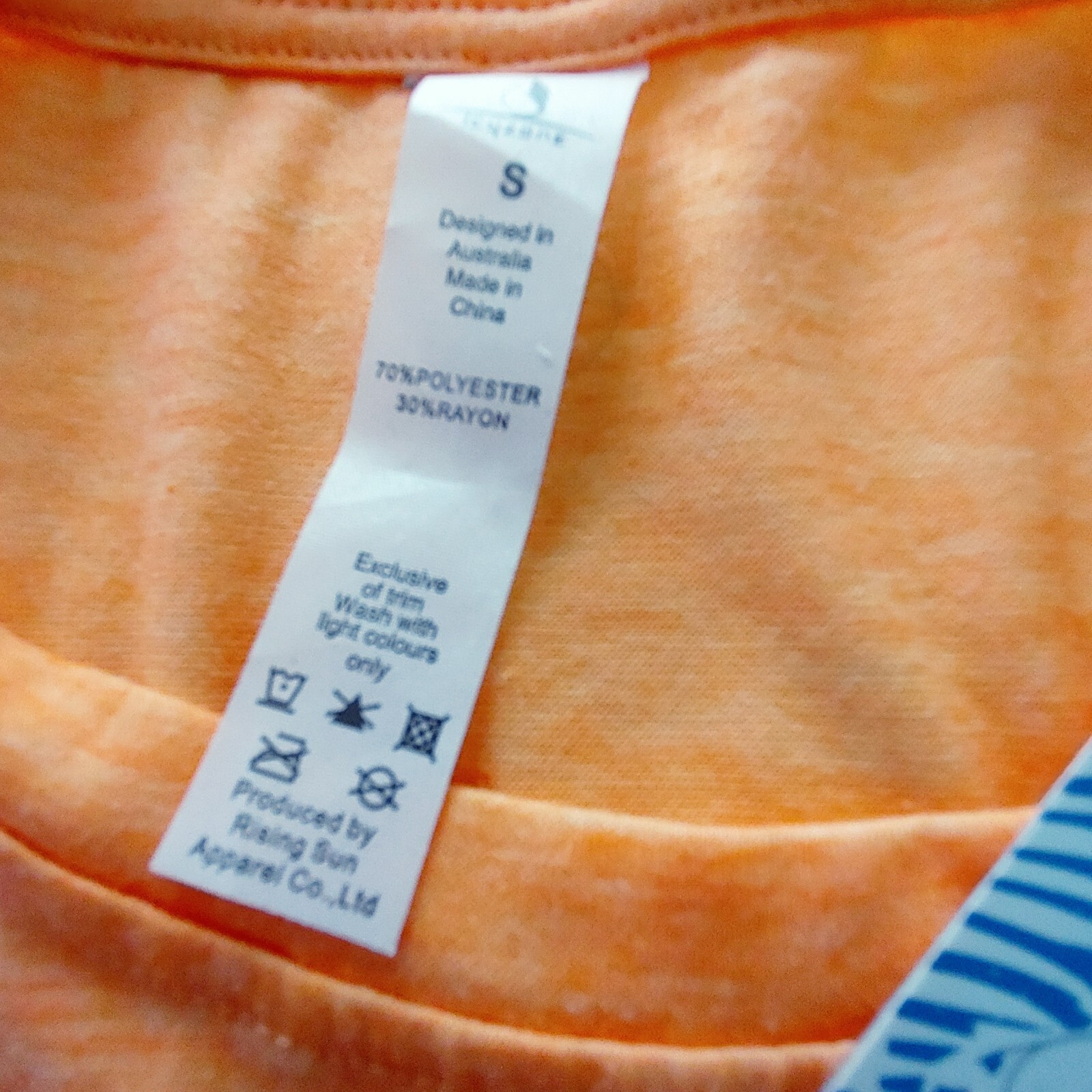 Icyzone Women’s Tank Melon/orange Rayon Polyester NWT Size Small