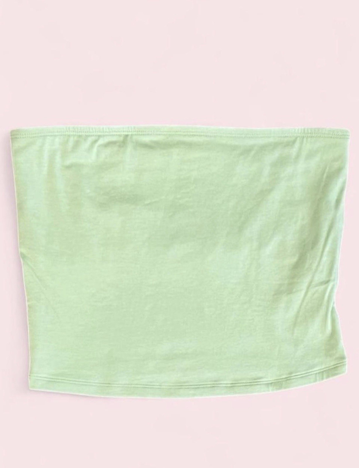 NWT Old Navy Tube Top Size Large Women’s Green Built in Bra Sleeveless Going Out