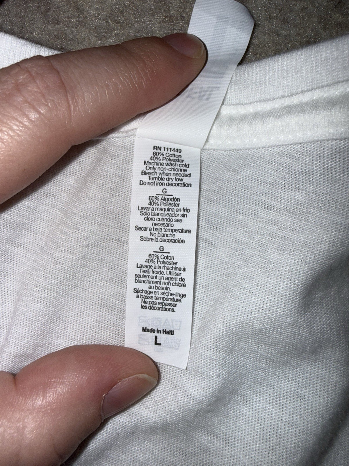 Next Level Ideal T Women’s Size Lg Slim Fit White Vneck NWOT