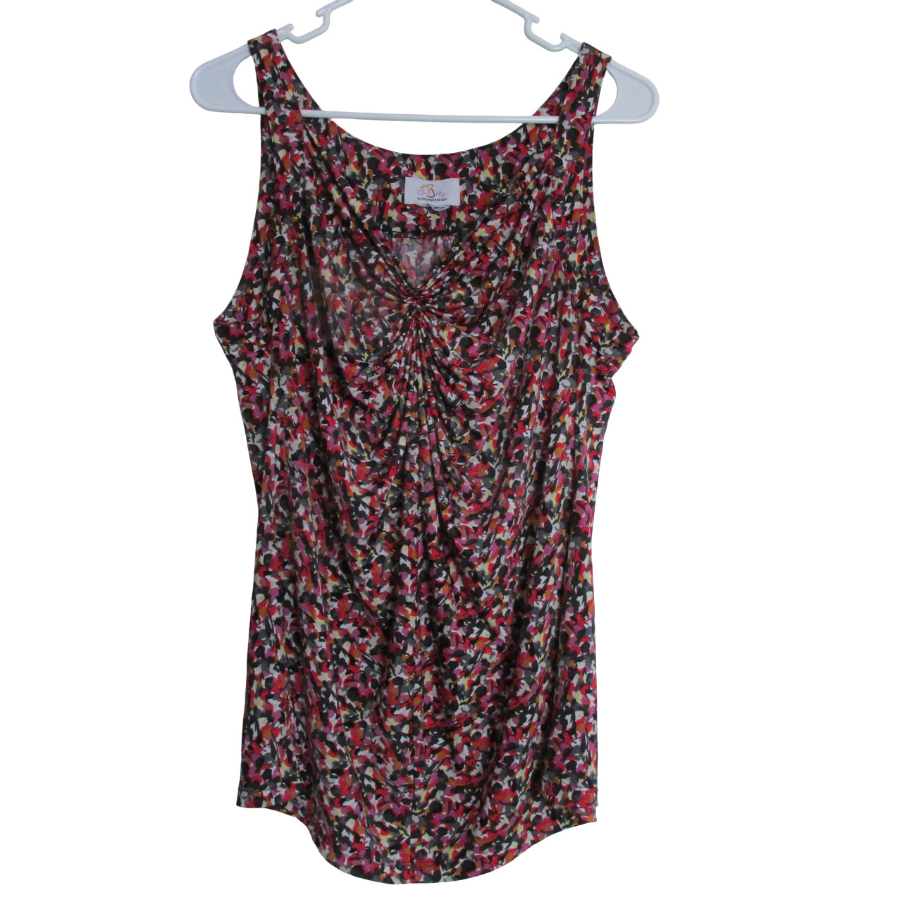 O Baby by Motherhood Maternity Sleeveless Pullover Blouse Womens V Neck Top