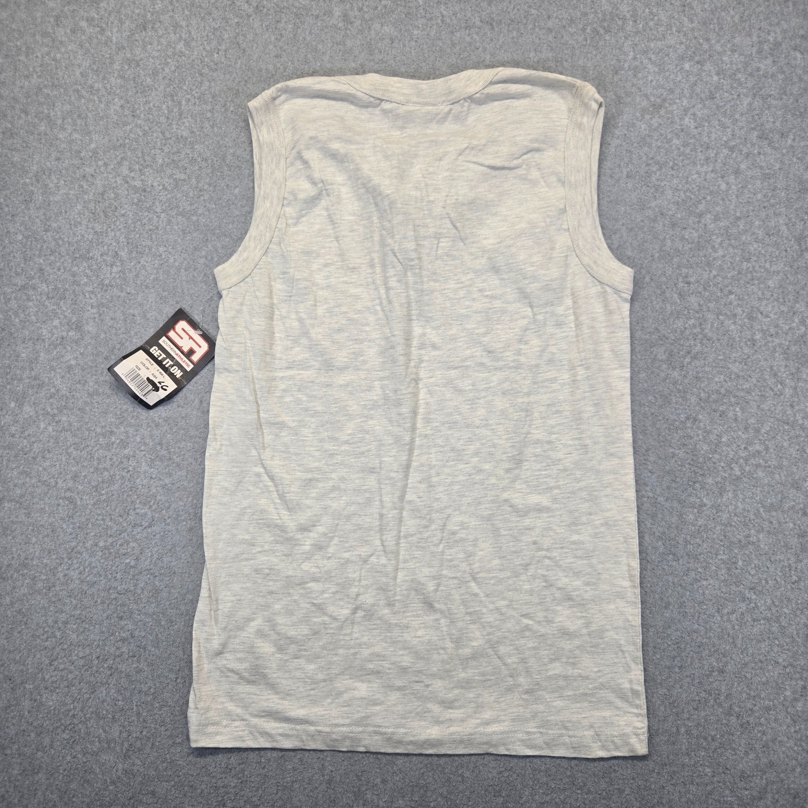 Southern Athletic Detroit Tigers Shirt Women’s L Gray Sleeveless Henley NWT