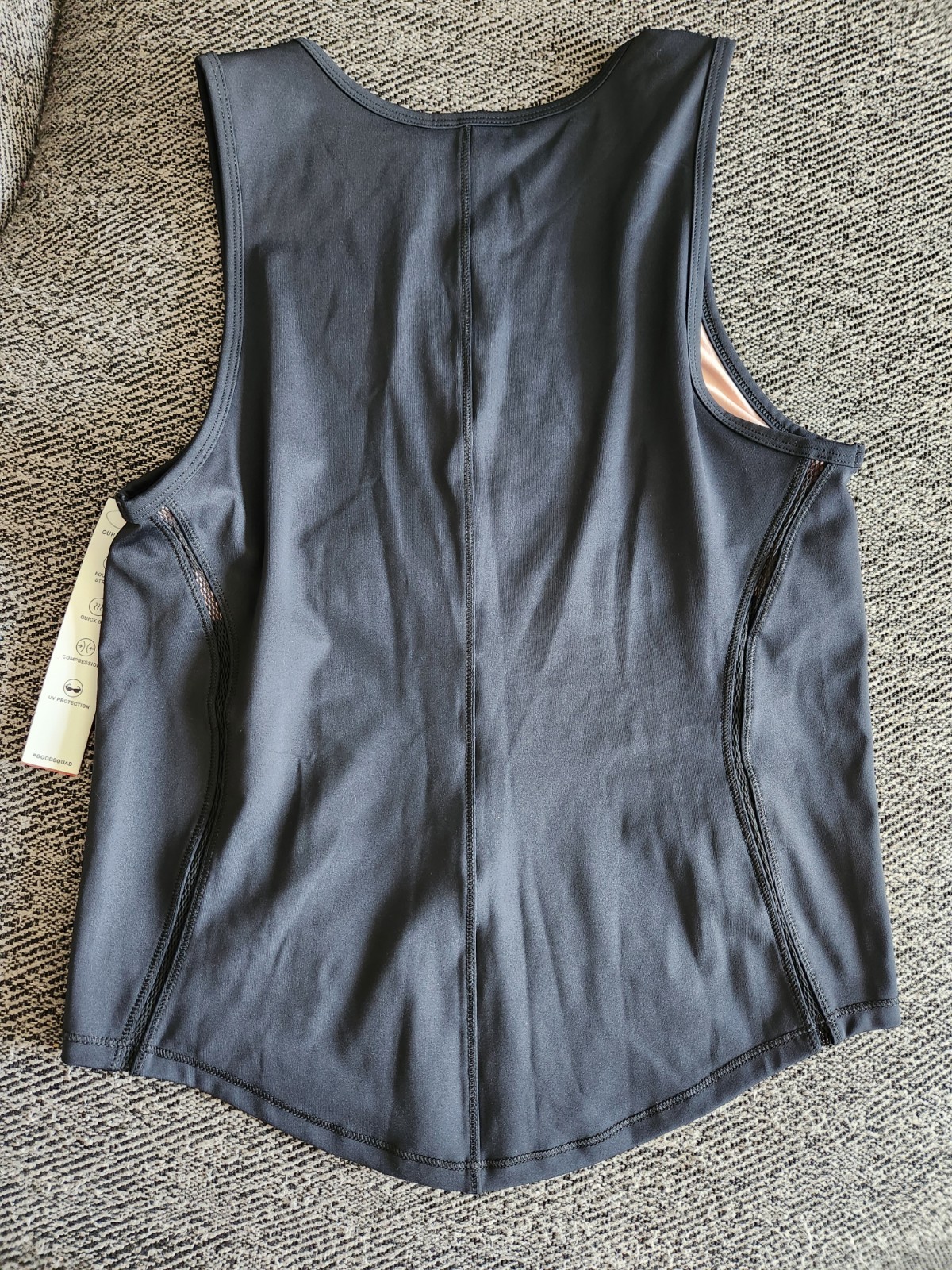 Good American Weightless Corset Tank Top New