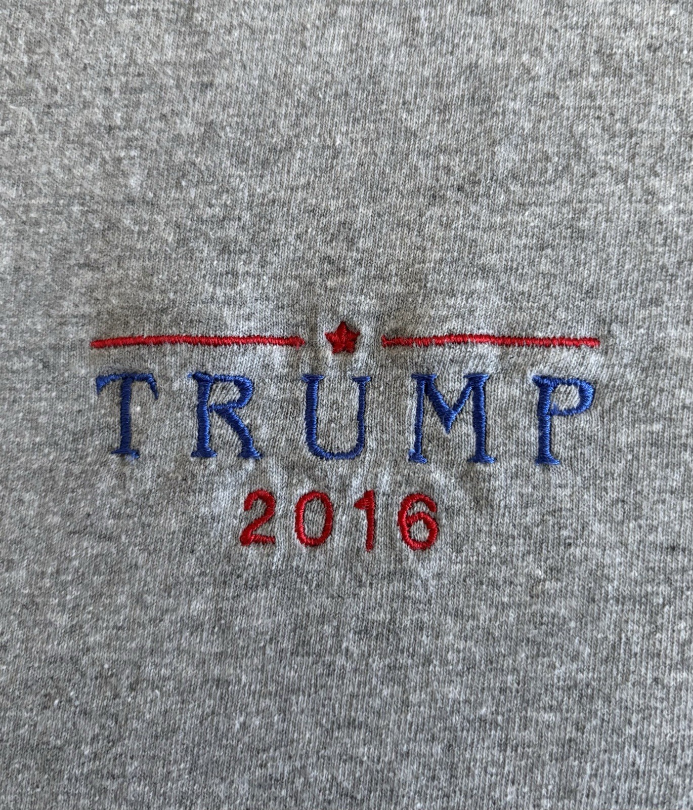 Donald Trump For President 2016 Embroidered 2XL Tee-Shirt