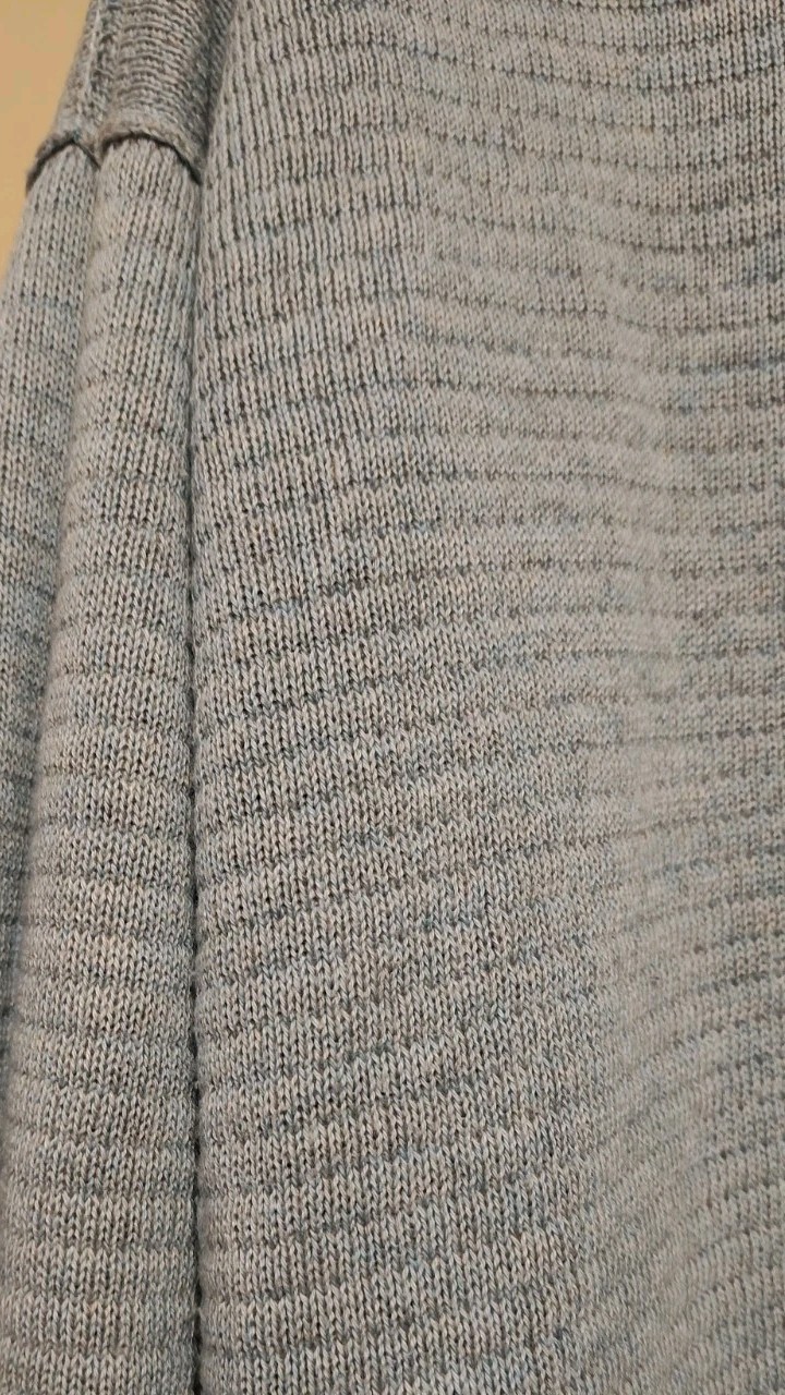 Eileen Fisher Peruvian Organic Cotton Blend Funnel Neck Sweater Sz Small Petite